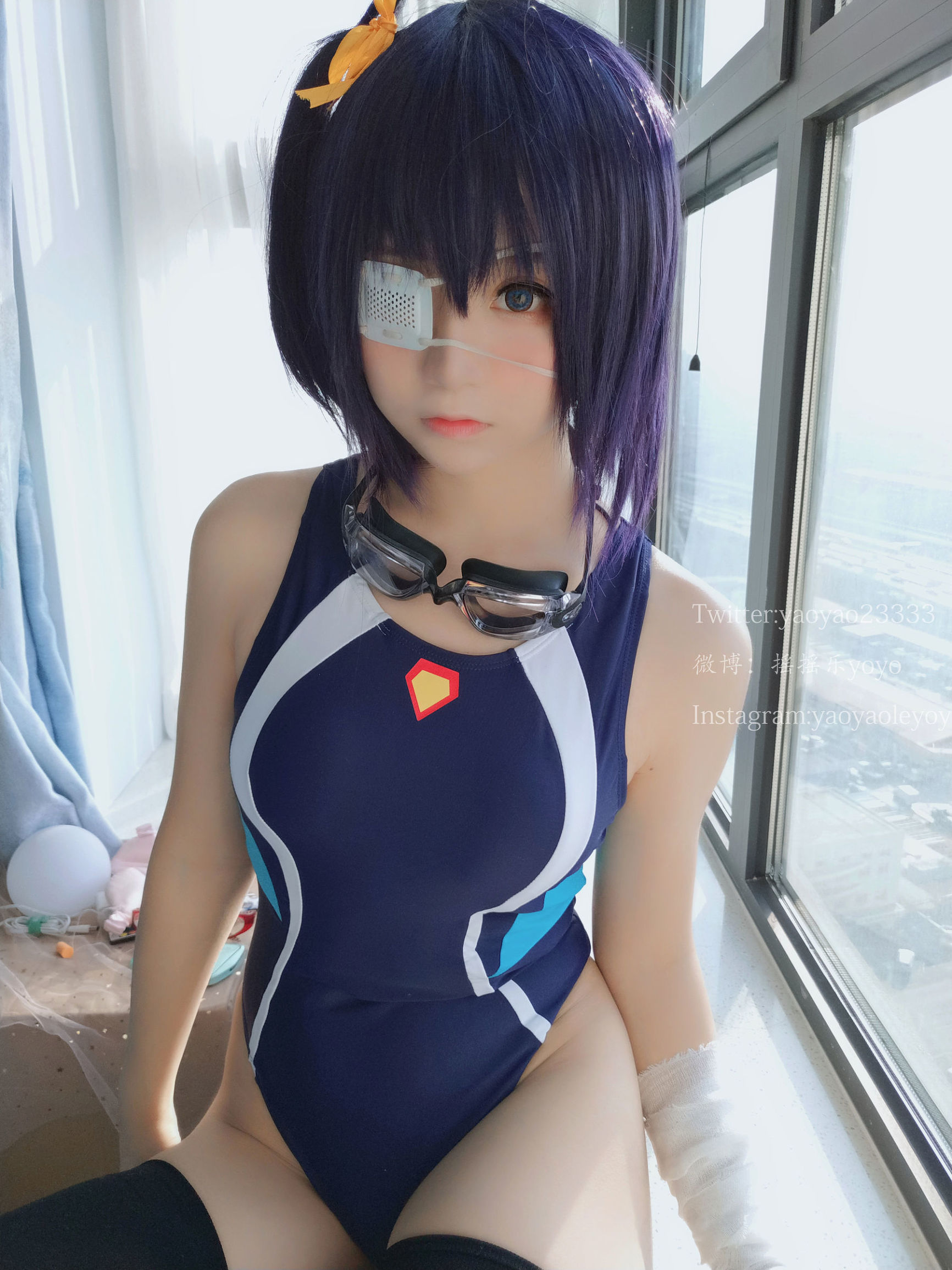 萌え妹子コスプレイヤーヤオヤオレヨーヨー六花