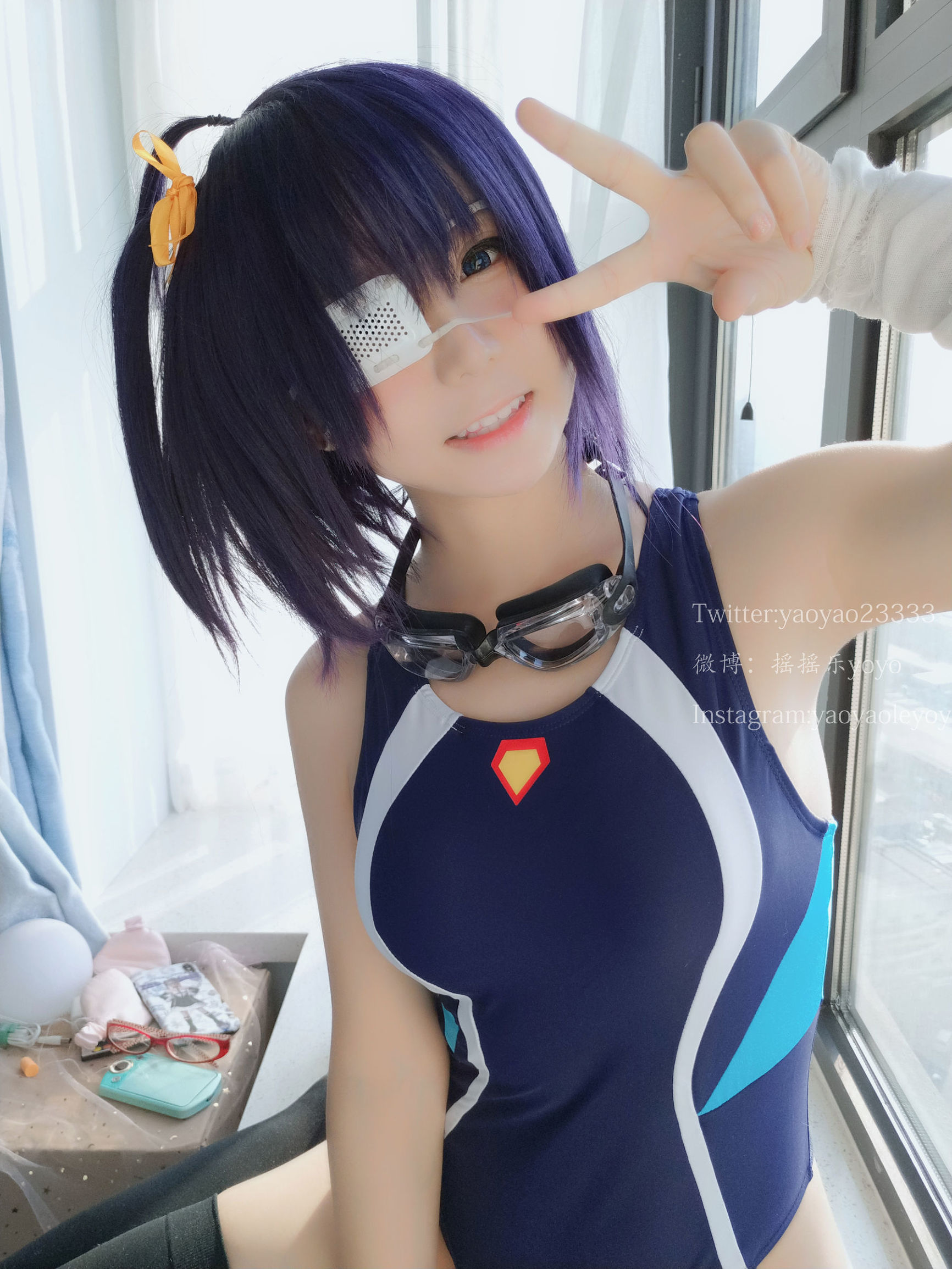 萌え妹子コスプレイヤーヤオヤオレヨーヨー六花
