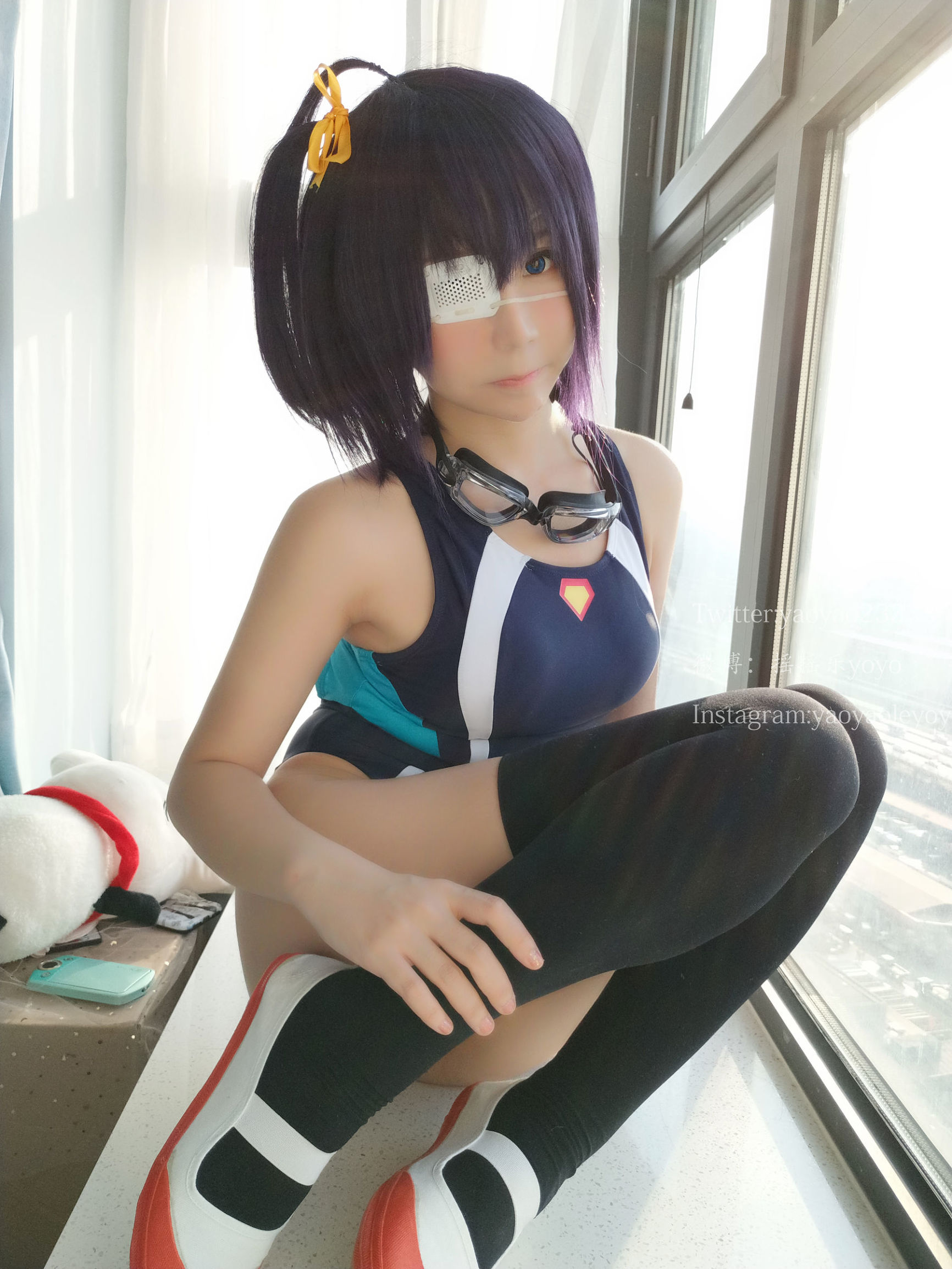 萌え妹子コスプレイヤーヤオヤオレヨーヨー六花