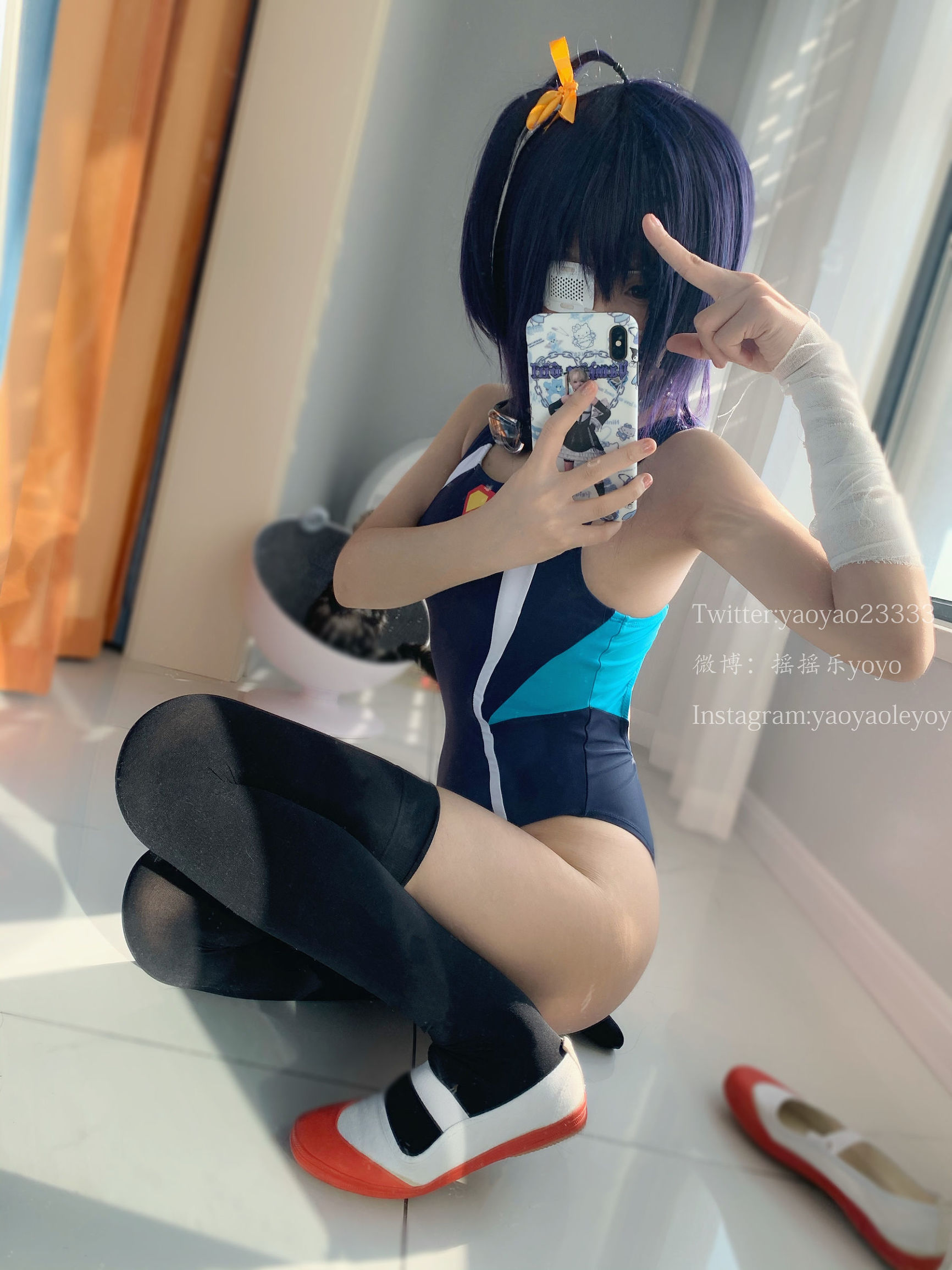 萌え妹子コスプレイヤーヤオヤオレヨーヨー六花
