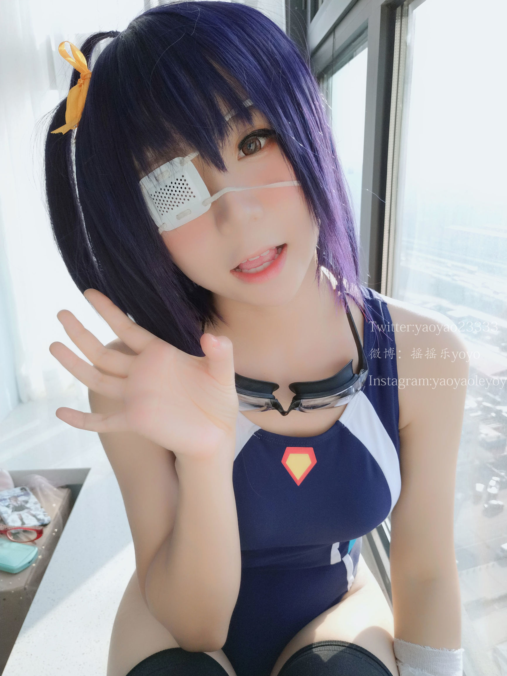 萌え妹子コスプレイヤーヤオヤオレヨーヨー六花