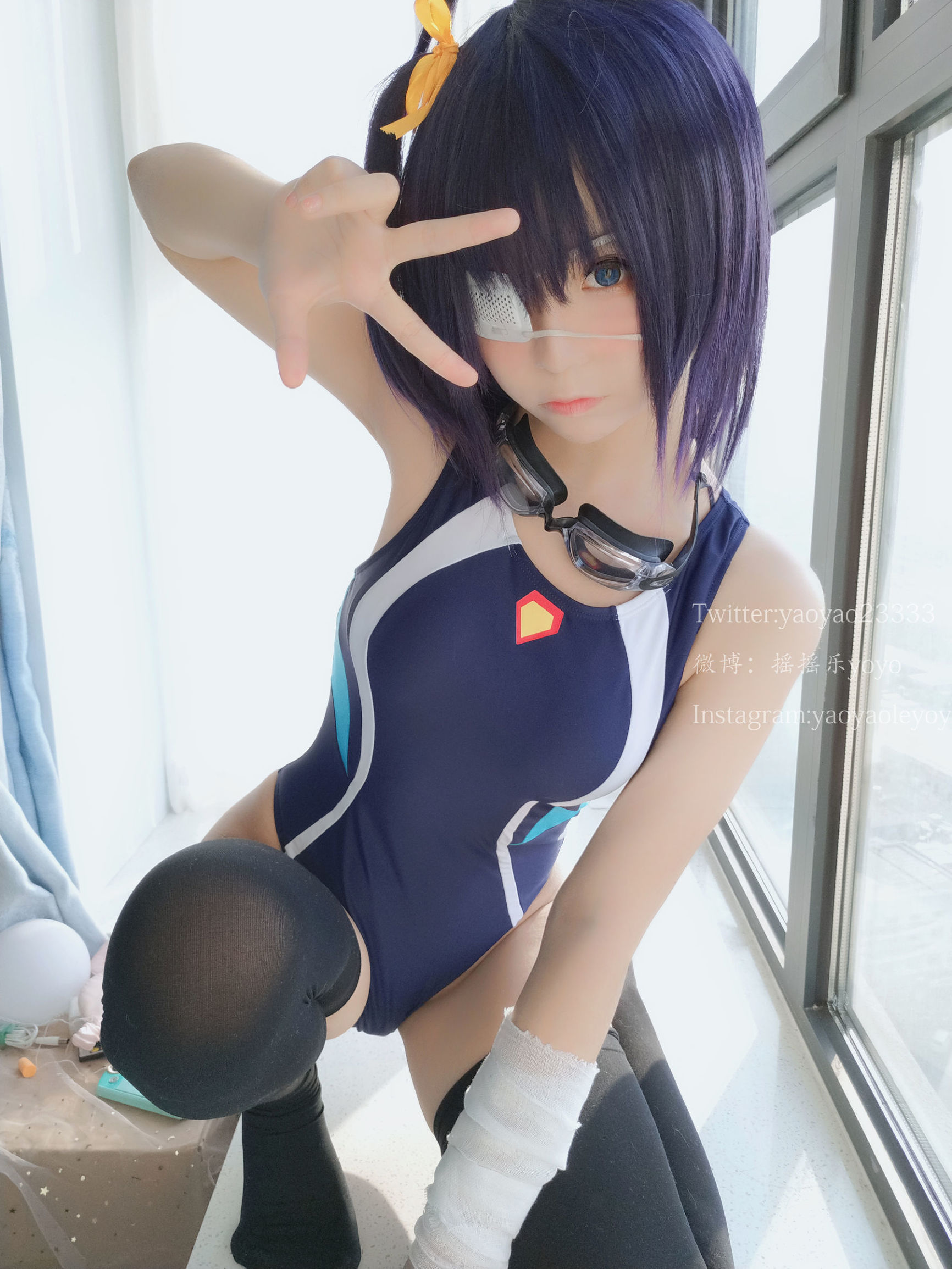 萌え妹子コスプレイヤーヤオヤオレヨーヨー六花