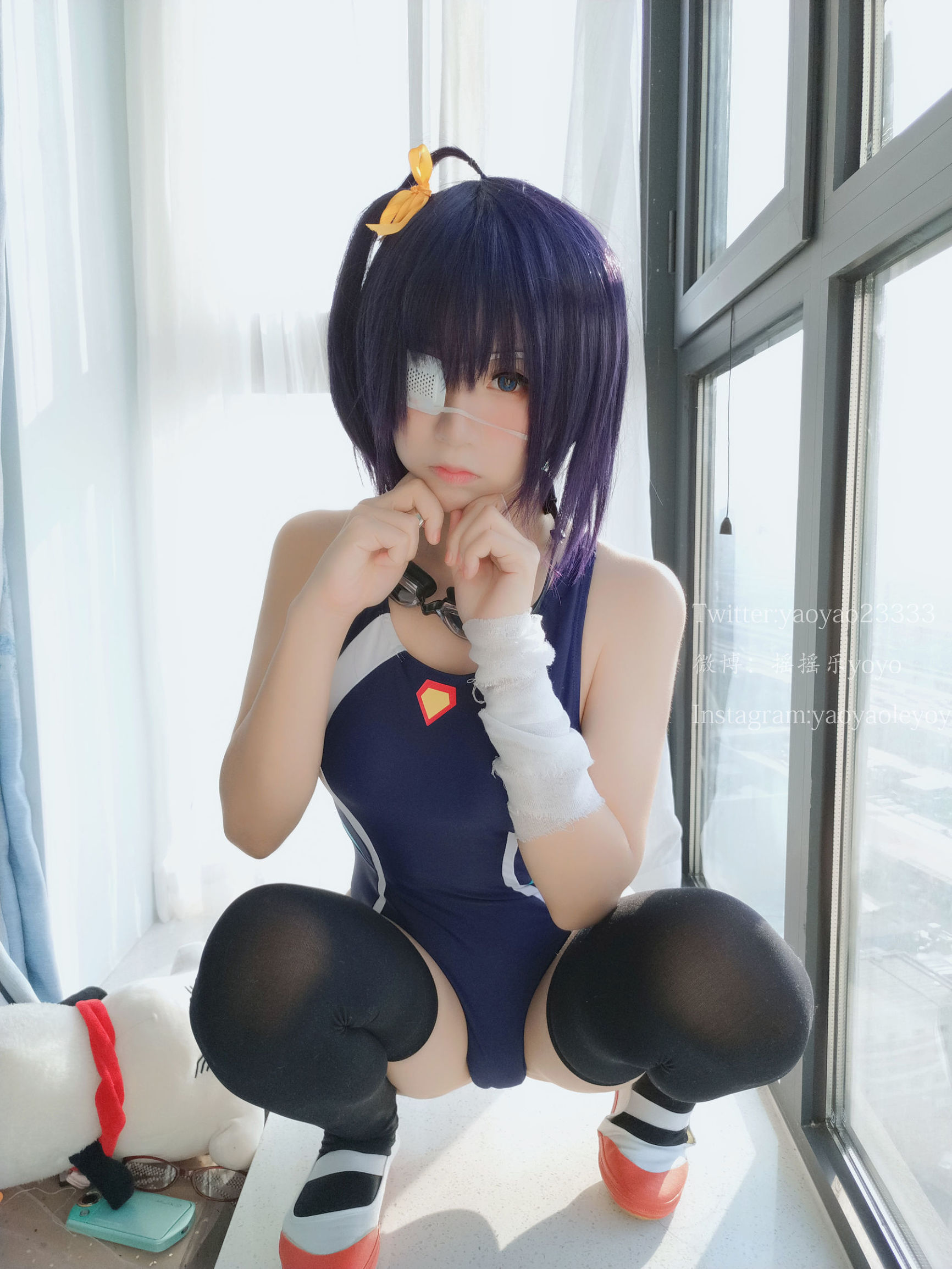 萌え妹子コスプレイヤーヤオヤオレヨーヨー六花