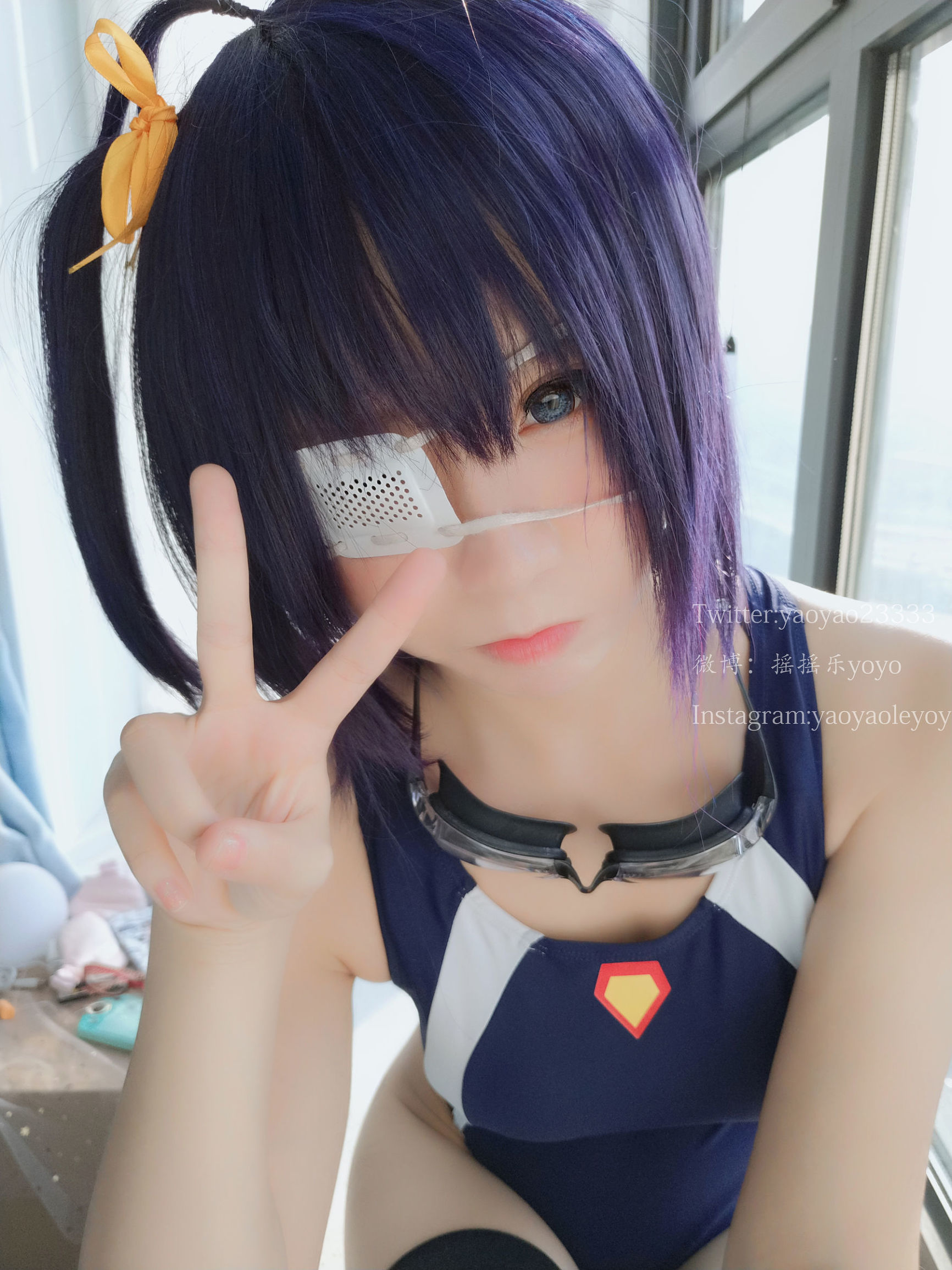 萌え妹子コスプレイヤーヤオヤオレヨーヨー六花