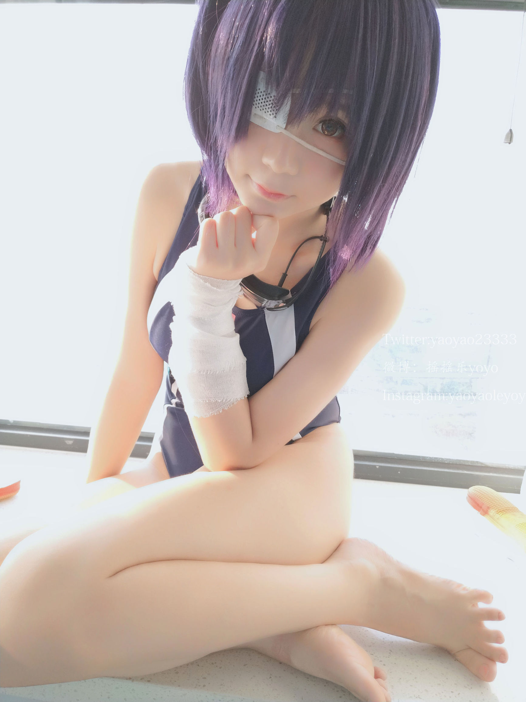 萌え妹子コスプレイヤーヤオヤオレヨーヨー六花
