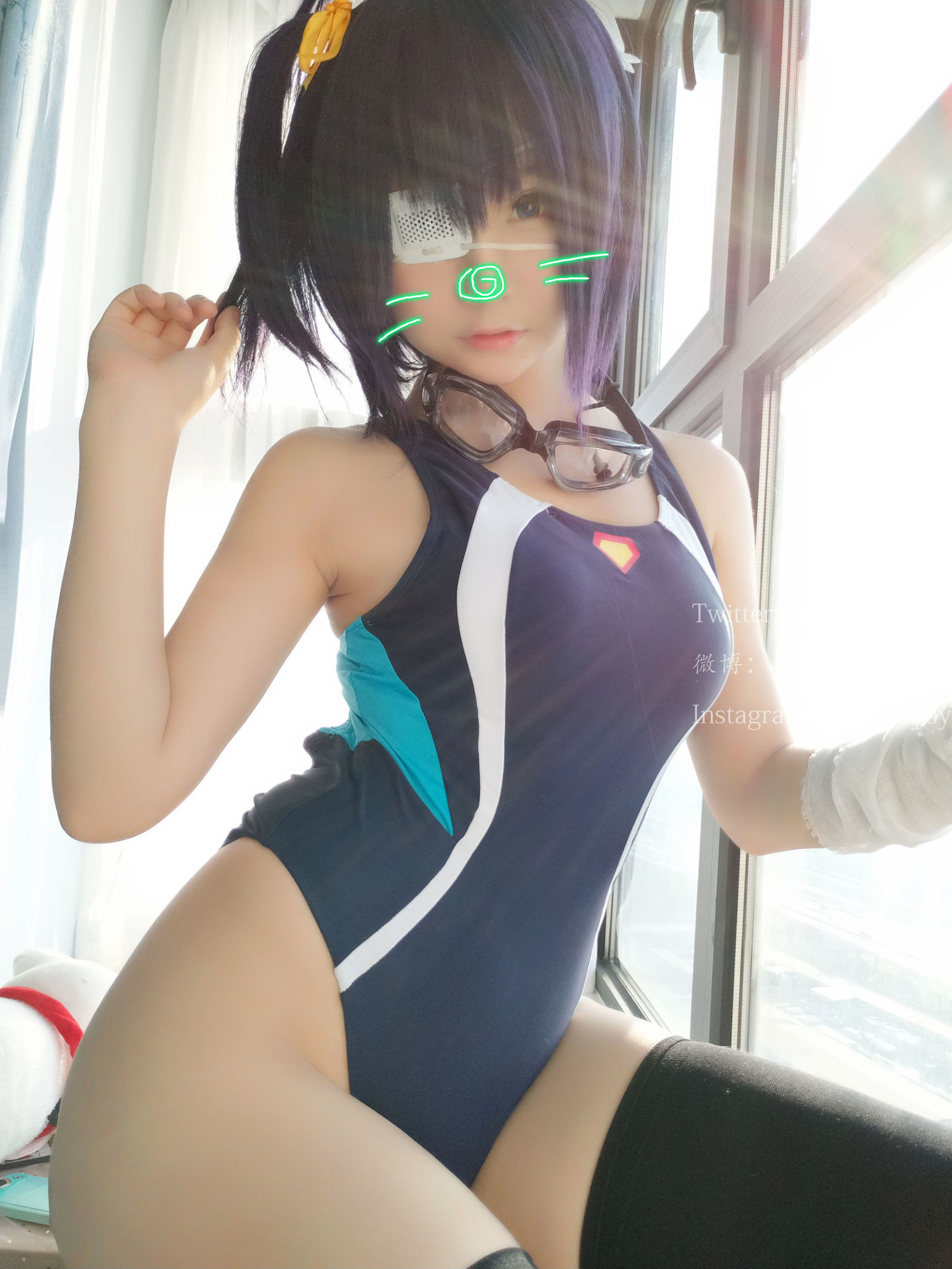 萌え妹子コスプレイヤーヤオヤオレヨーヨー六花
