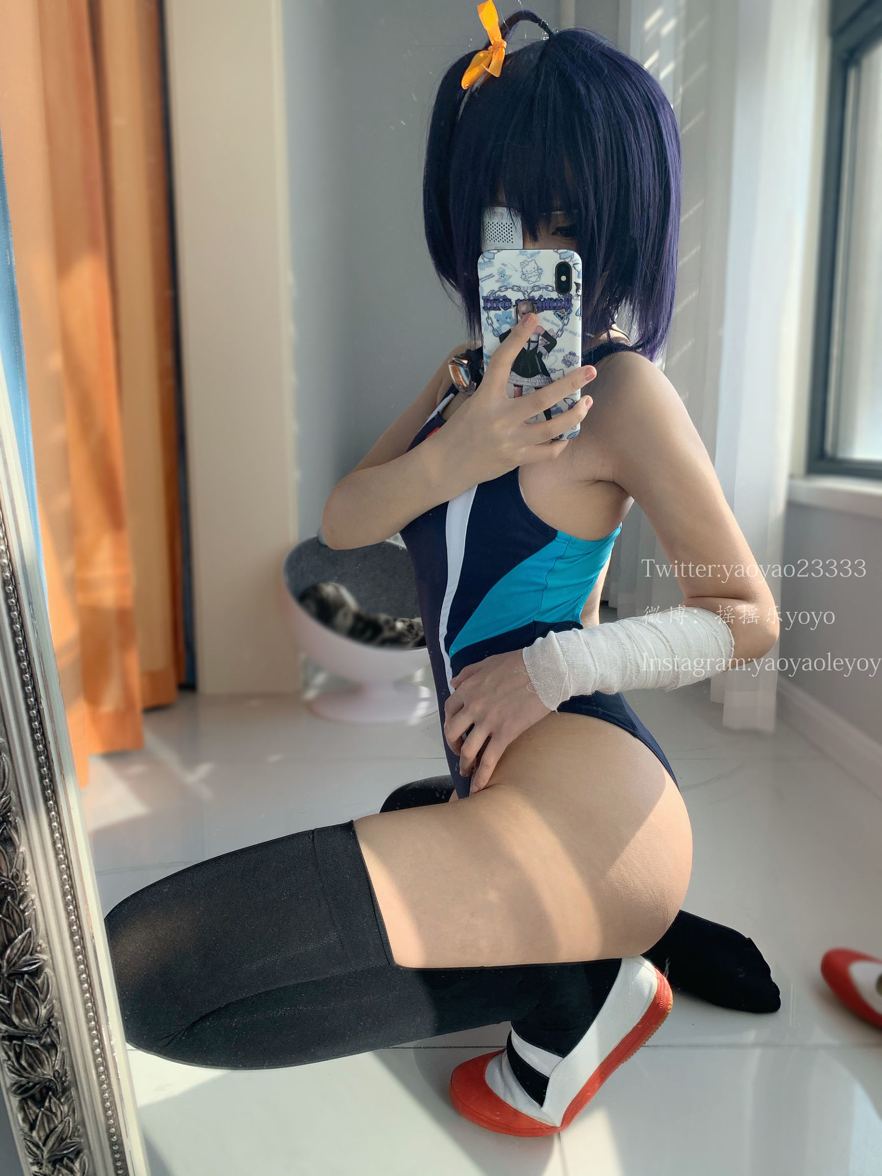 萌え妹子コスプレイヤーヤオヤオレヨーヨー六花