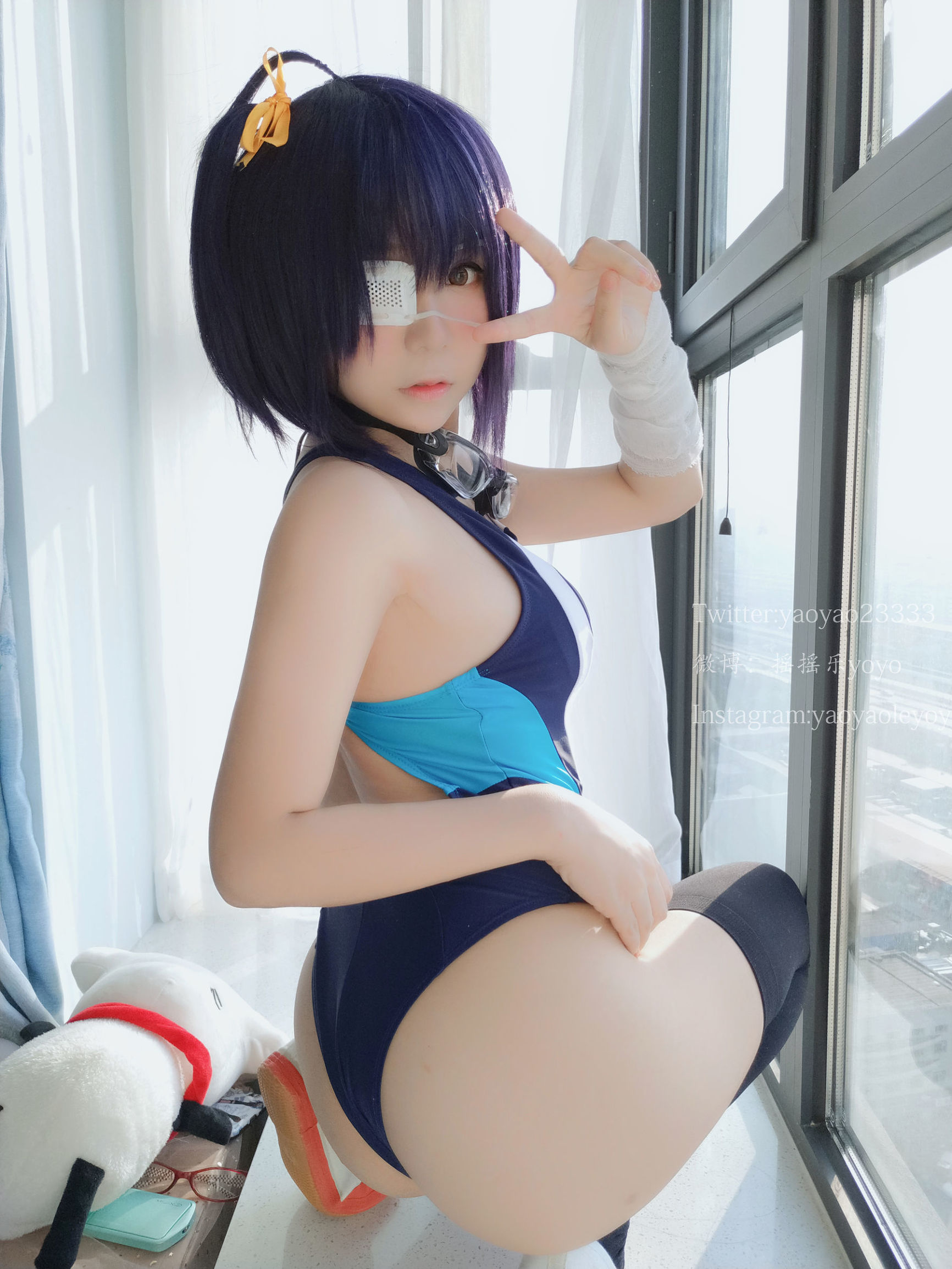 萌え妹子コスプレイヤーヤオヤオレヨーヨー六花