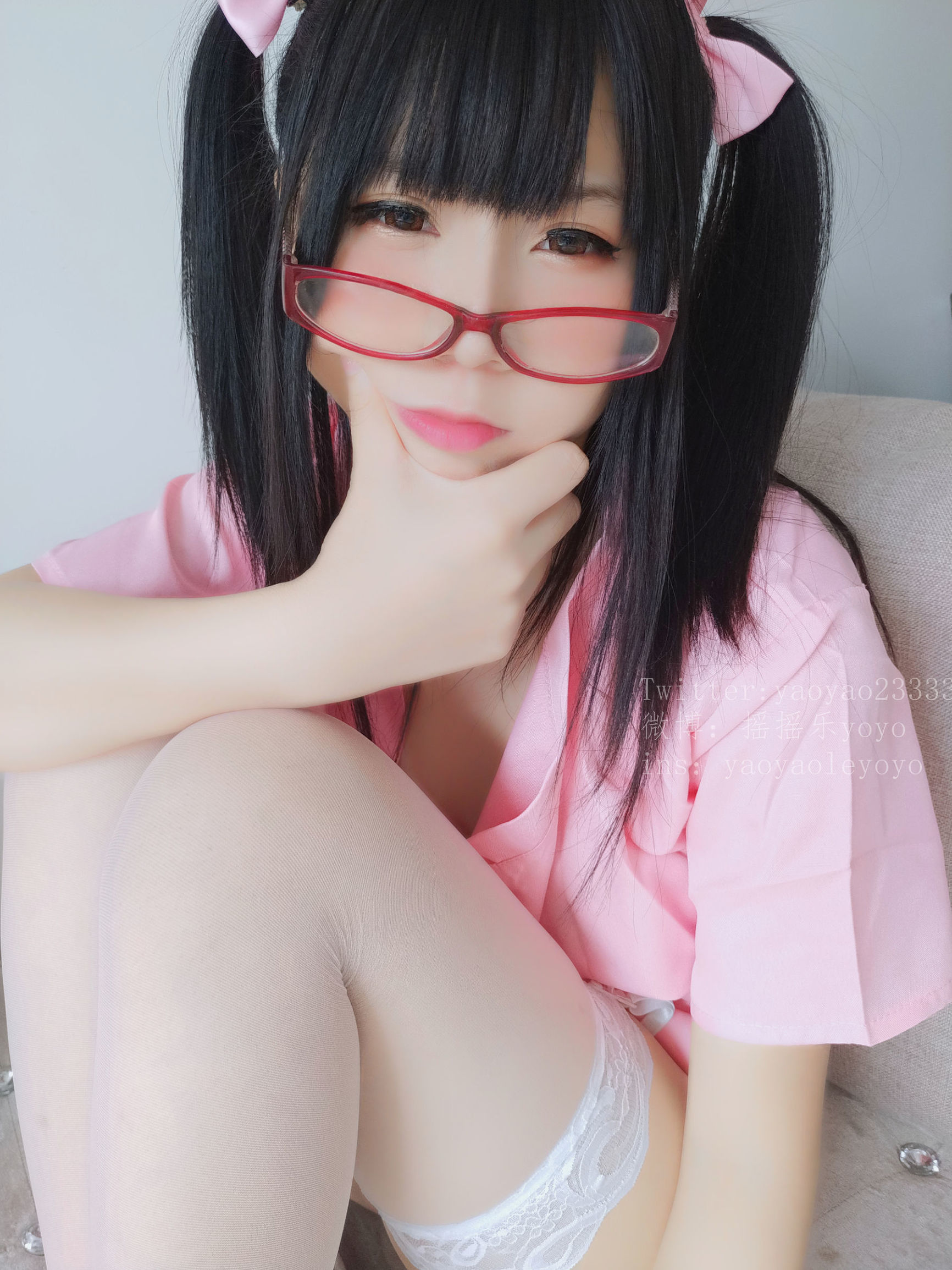 萌え妹子コスプレイヤー ヨヨ 可愛いピンクナース