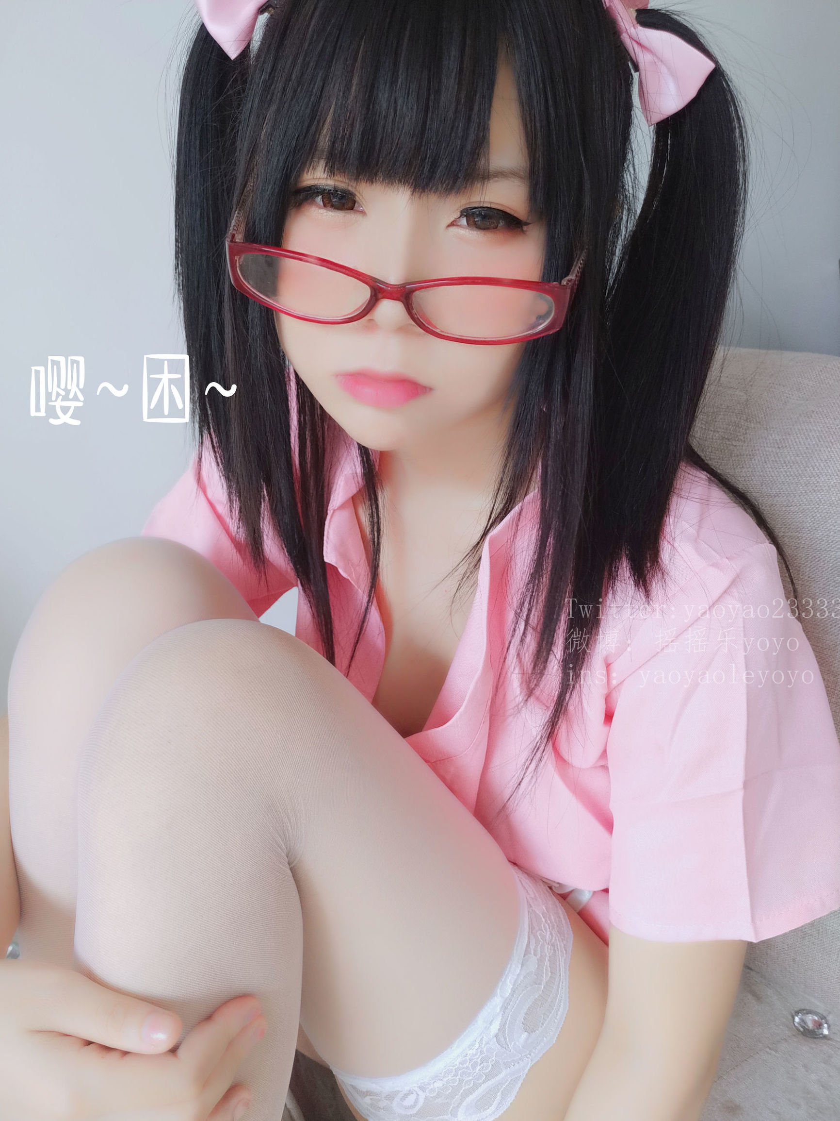 萌え妹子コスプレイヤー ヨヨ 可愛いピンクナース