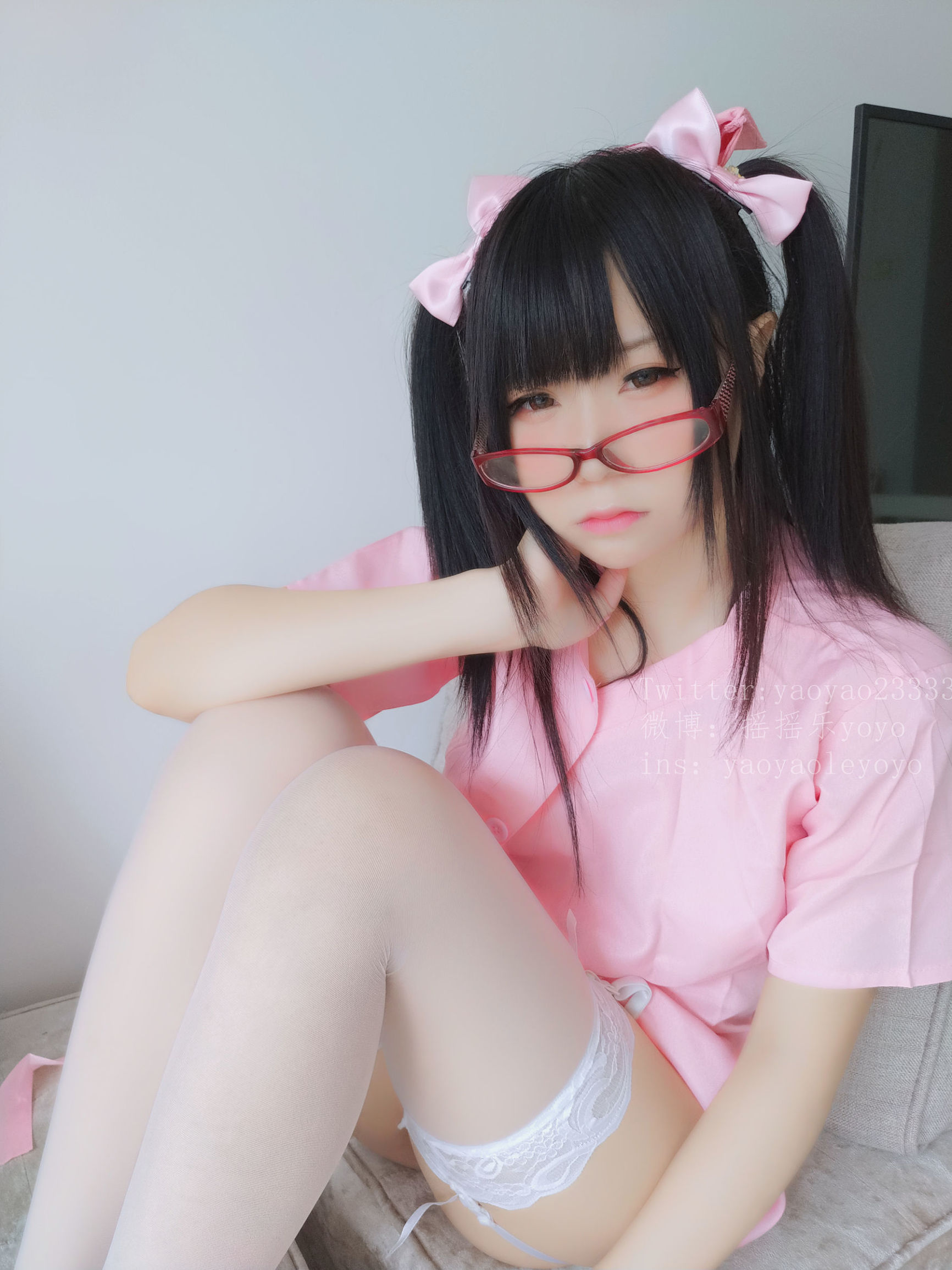 萌え妹子コスプレイヤー ヨヨ 可愛いピンクナース