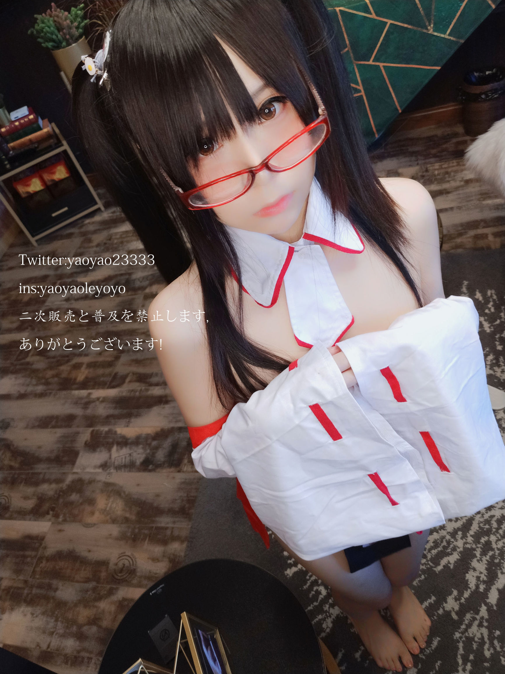Cute Girl Coser Yaoyaole Yoyo Shrine Maiden