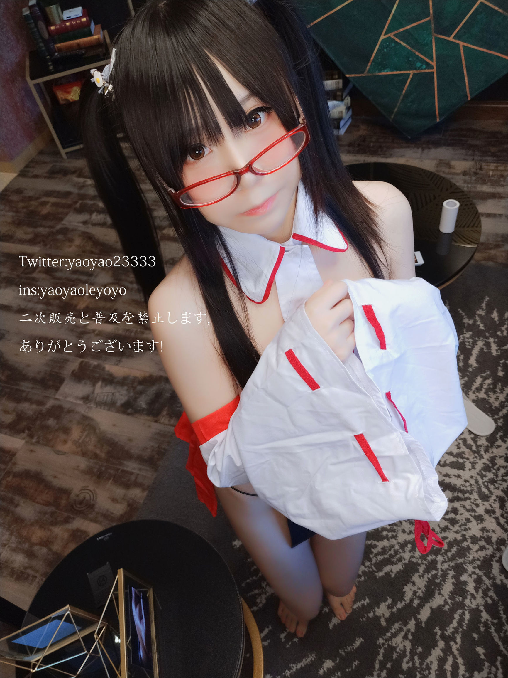 Cute Girl Coser Yaoyaole Yoyo Shrine Maiden