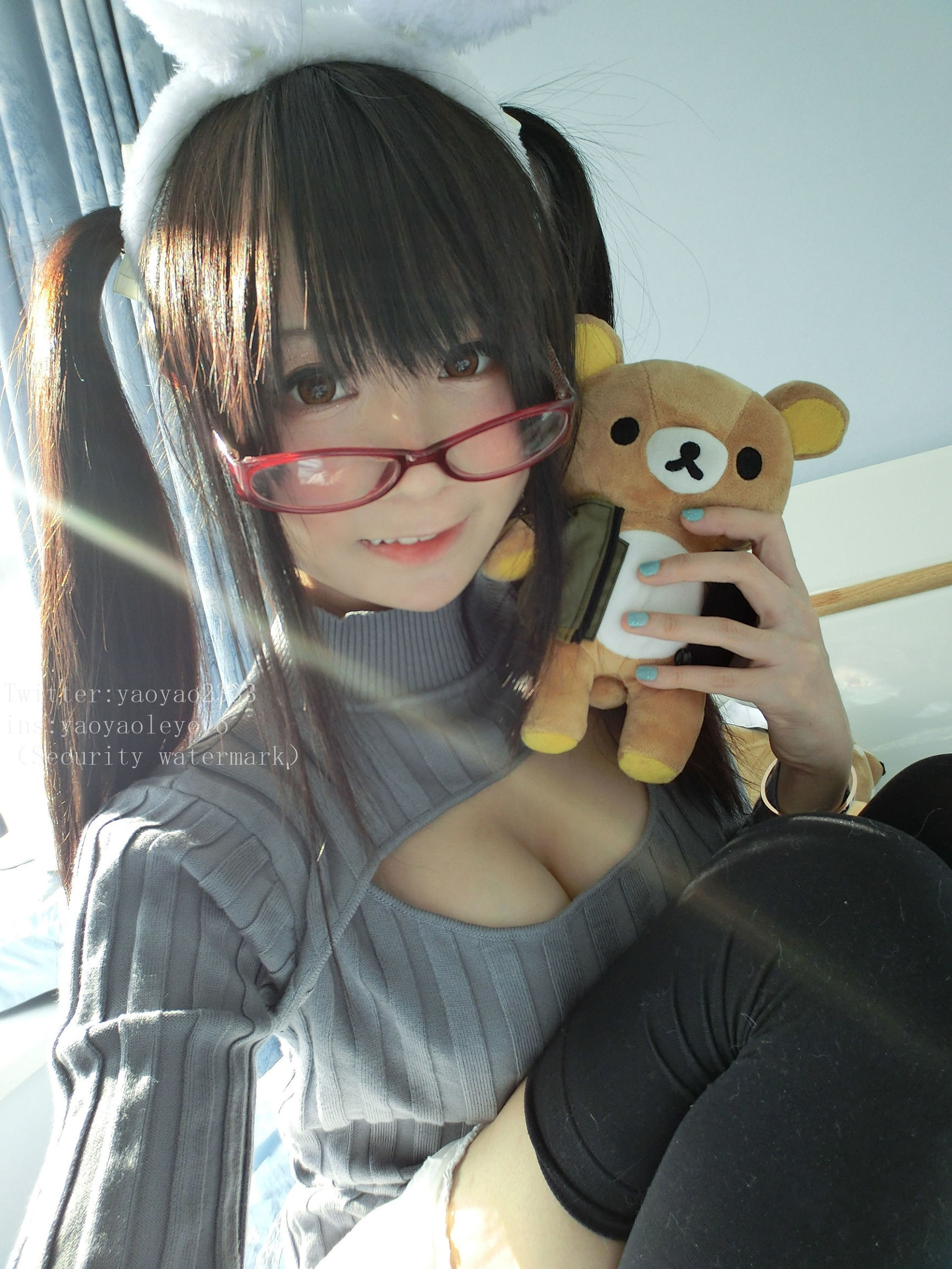 萌妹子Coser搖搖樂yoyo 黑絲美少女