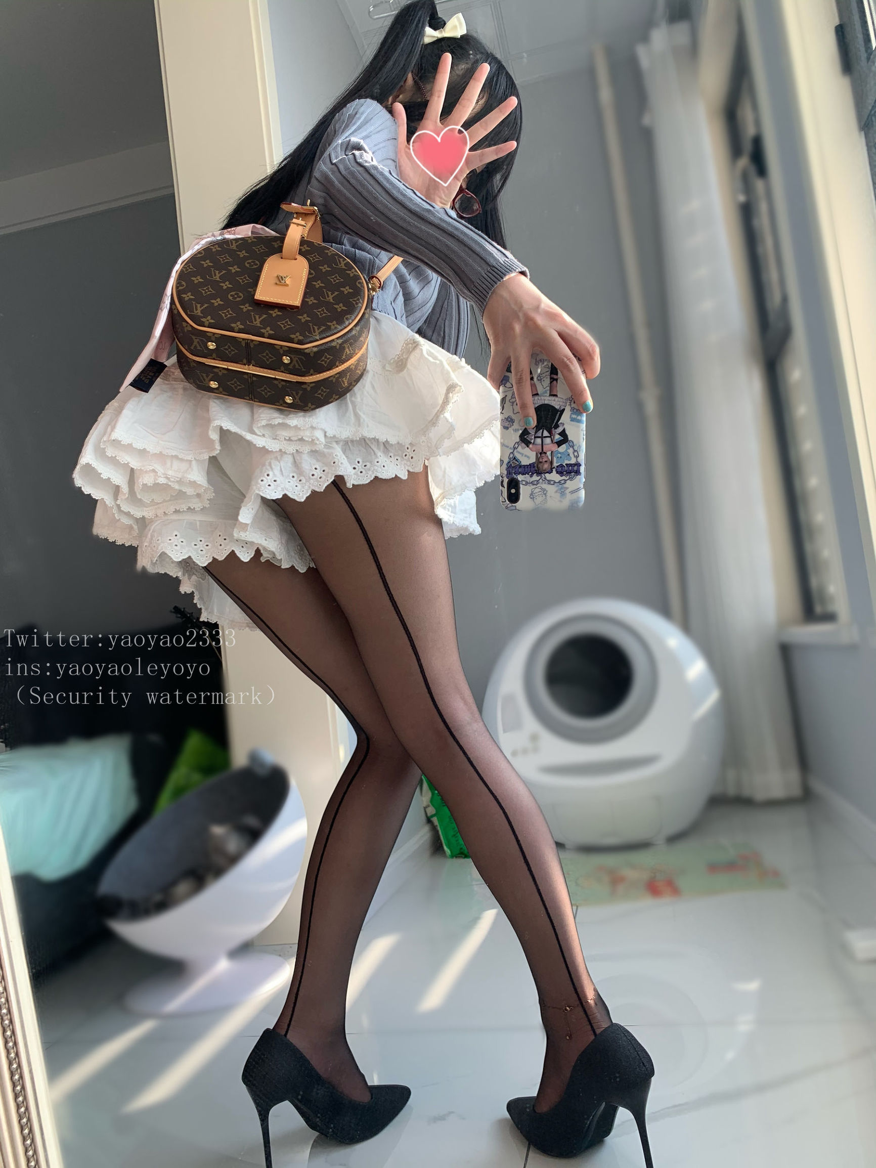 萌妹子Coser搖搖樂yoyo 黑絲美少女