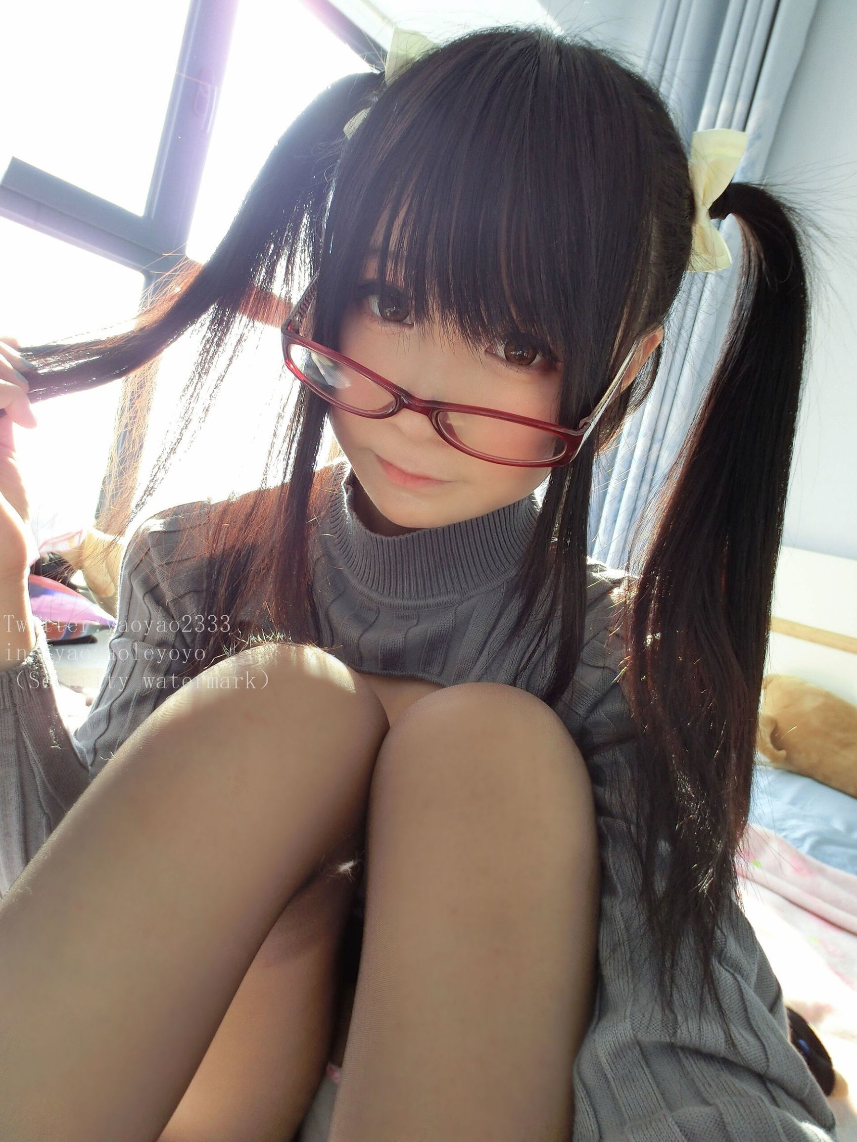 萌妹子Coser搖搖樂yoyo 黑絲美少女