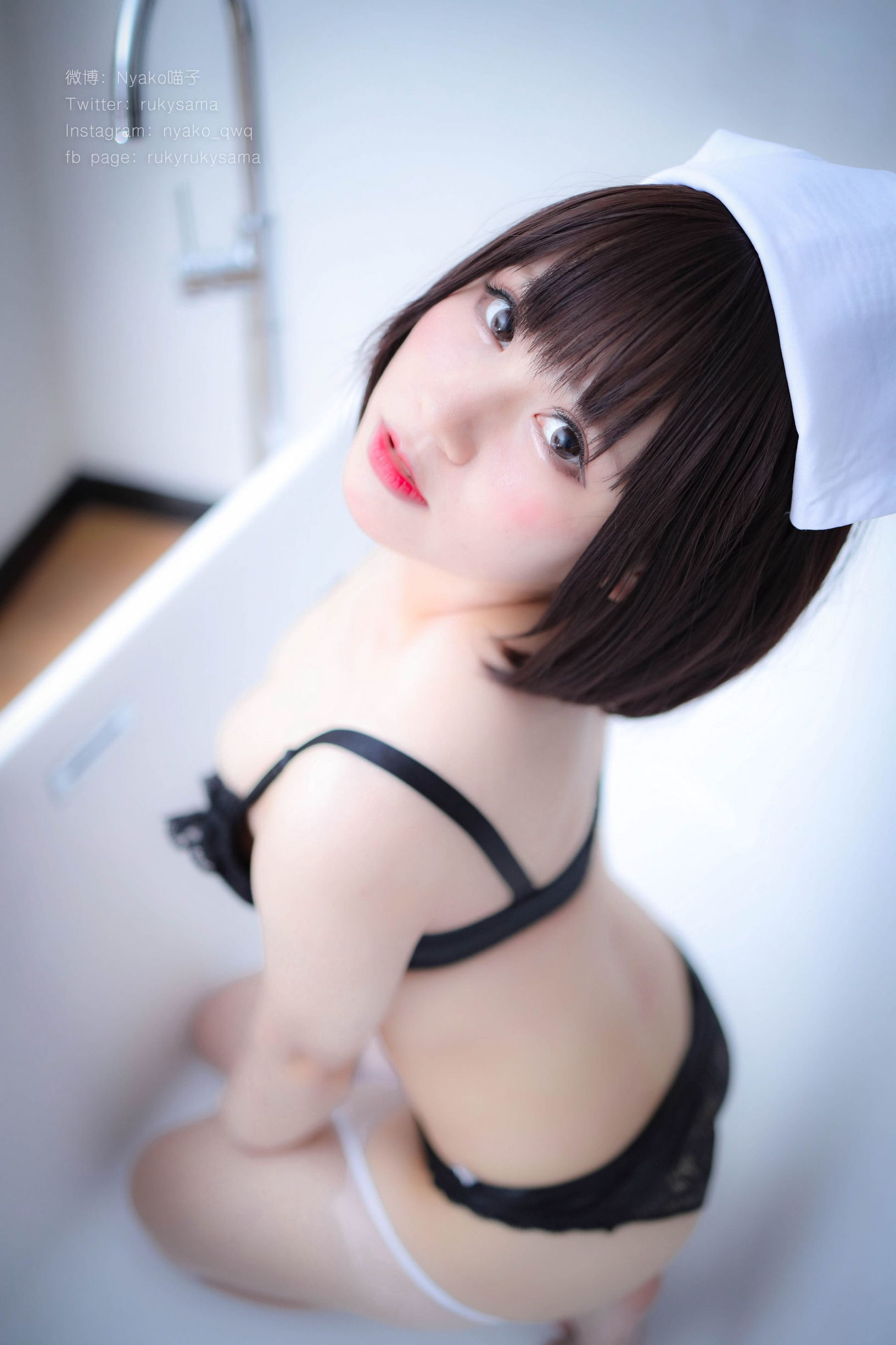 萌え妹子Nyako喵子 白糸ナース服