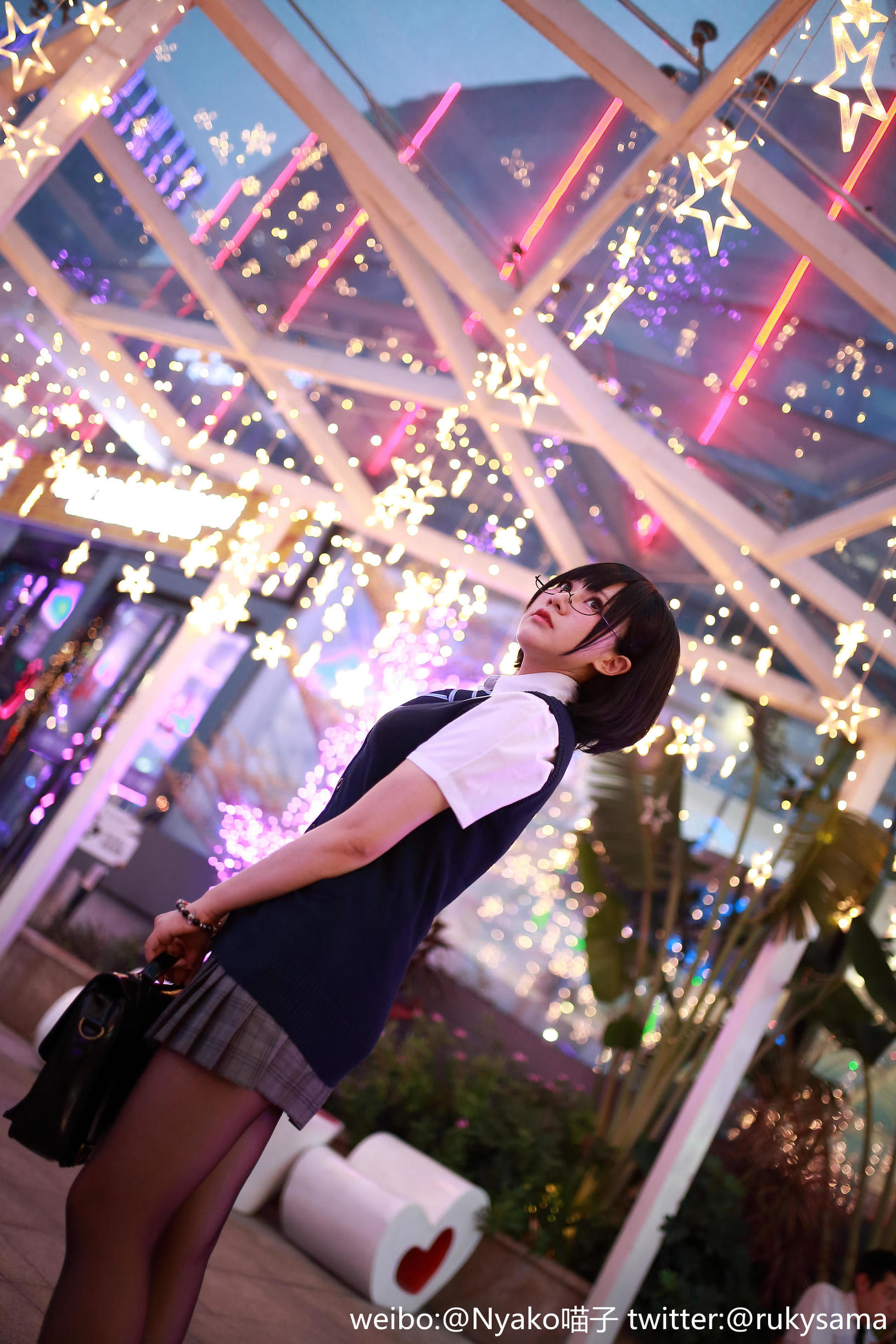 Cute Girl Nyako Meowko High School Student 02