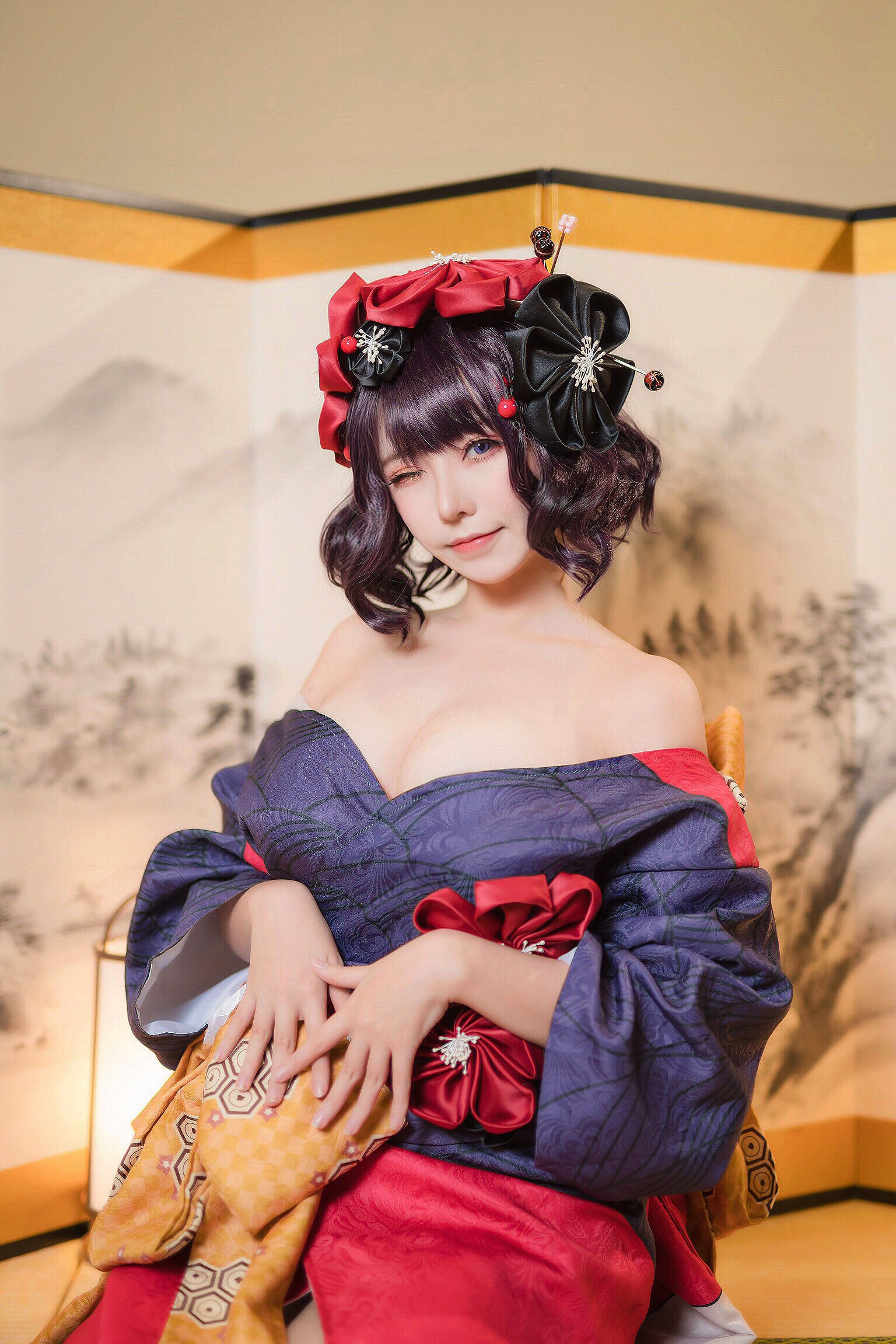 Meng Mei Jun Ye Tako Katsushika Hokusai