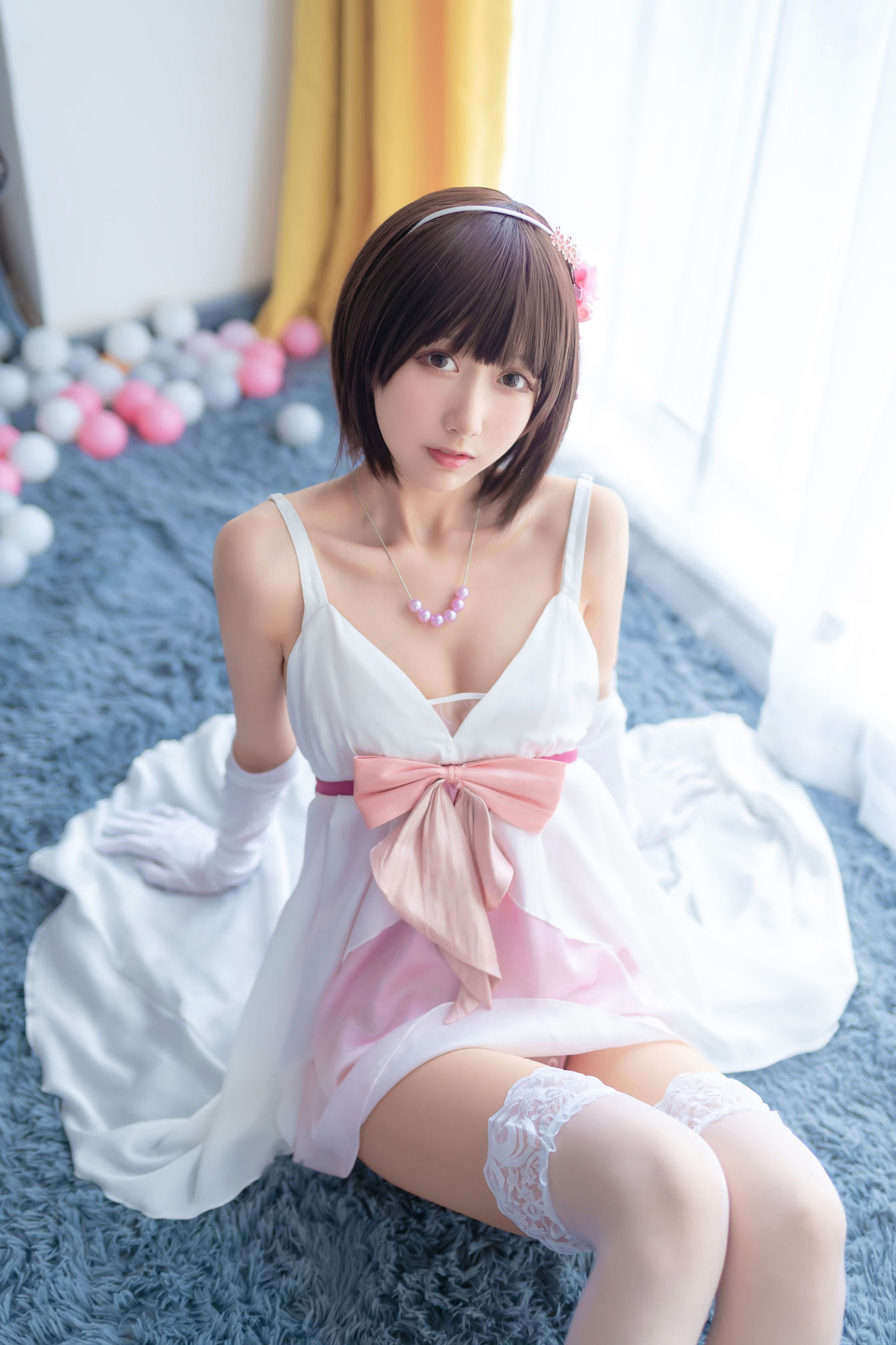 萌系小姐姐木綿綿OwO 加藤惠 禮服