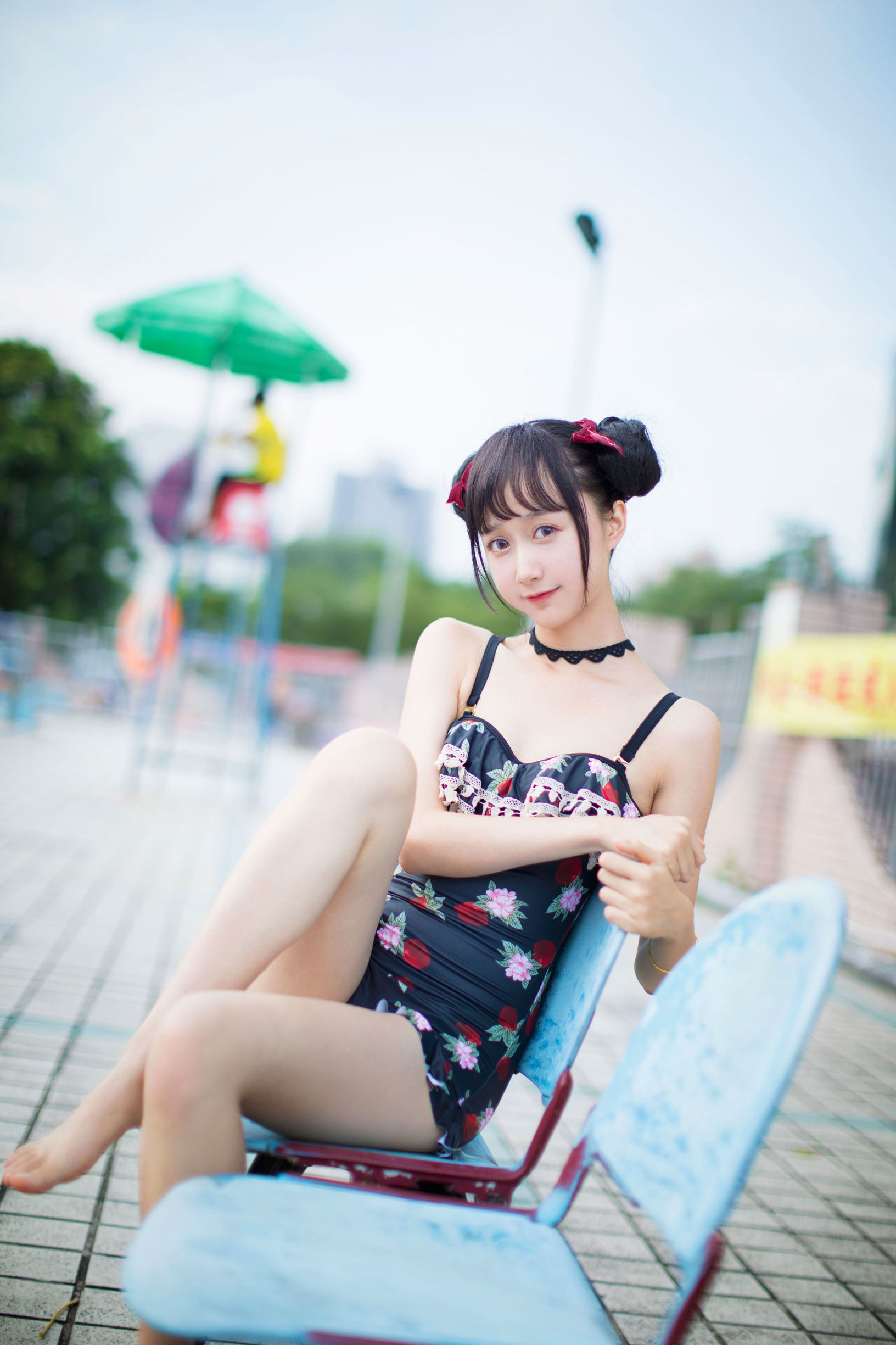 萌え系お姉さんムーミェンミェンOwO いちご水着