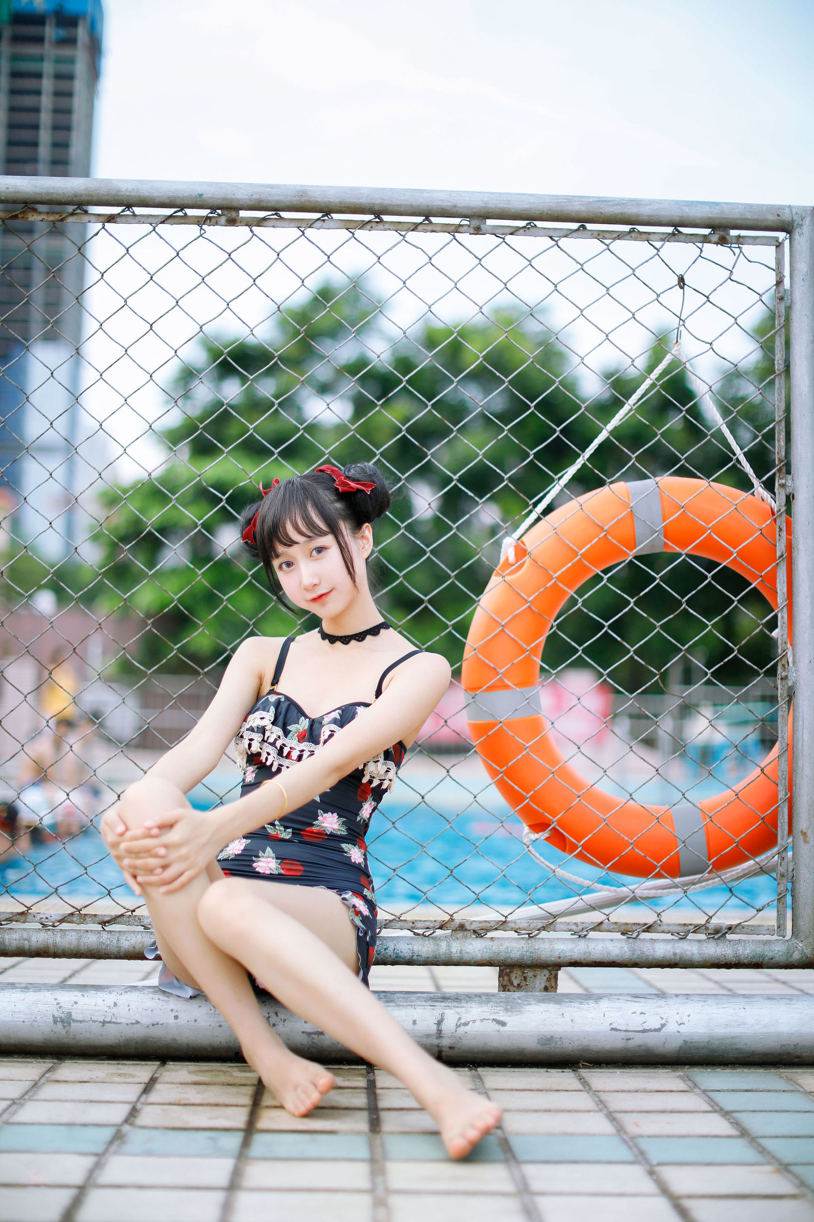 萌え系お姉さんムーミェンミェンOwO いちご水着