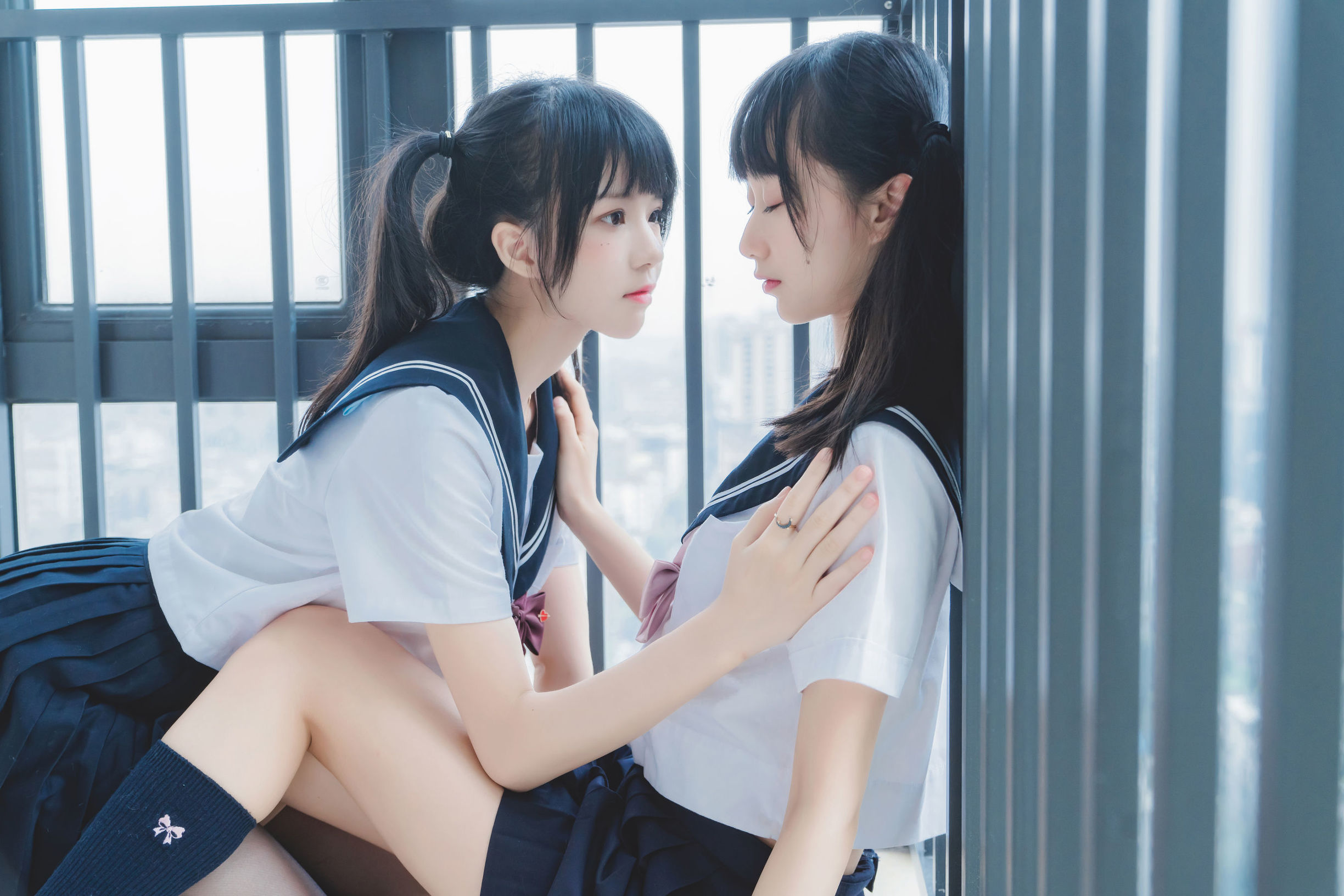 สไตล์โมเอะ นางสาว ไม้หมี่นหมี่น OwO และ สะกุระโทเมียว เธอ(ชุดยูนิฟอร์ม × ชุดยูนิฟอร์ม)