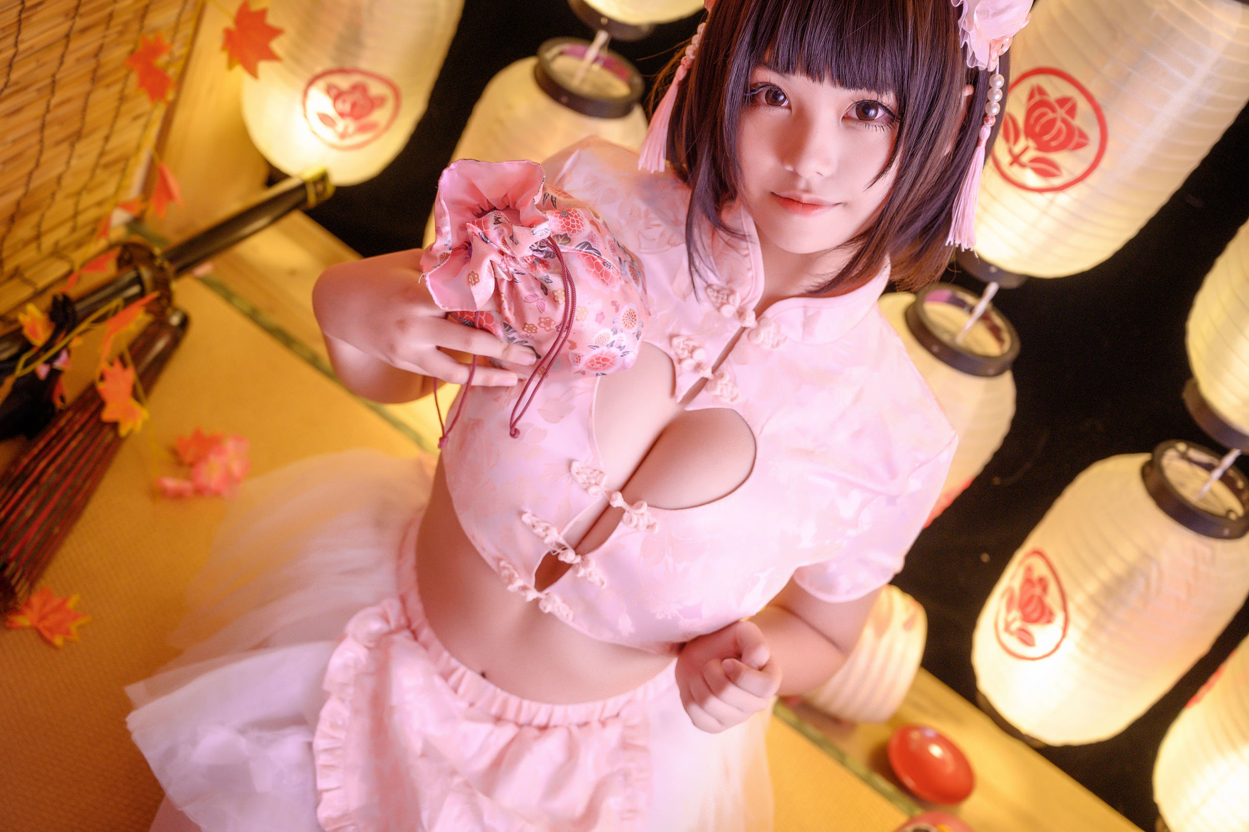 Moe-style Miss Sister Honey Juice Cat Qiu Chinese Lady