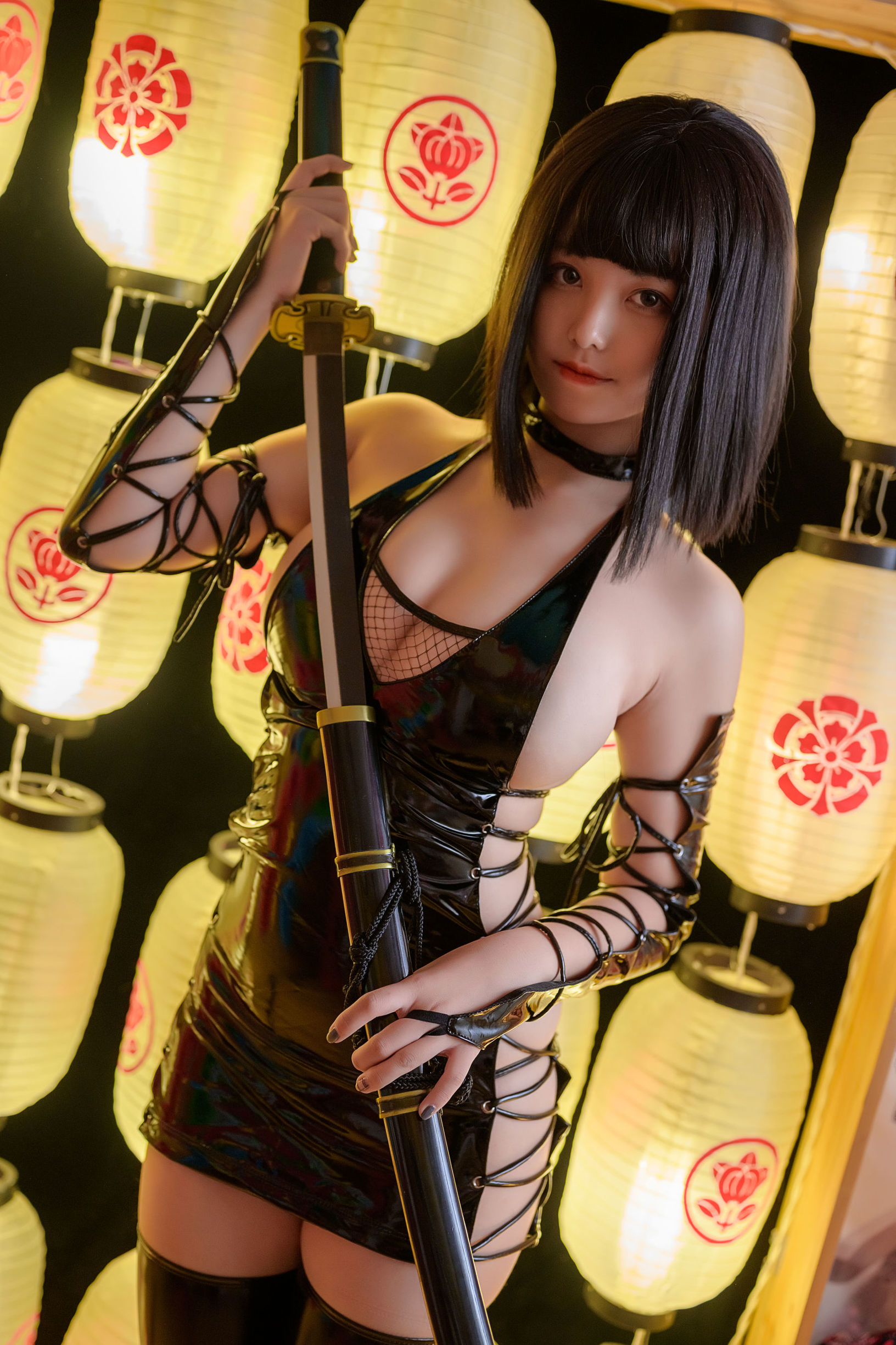 Hệ Moe Cô Chị Nước Mật Mèo Lông Ninja
