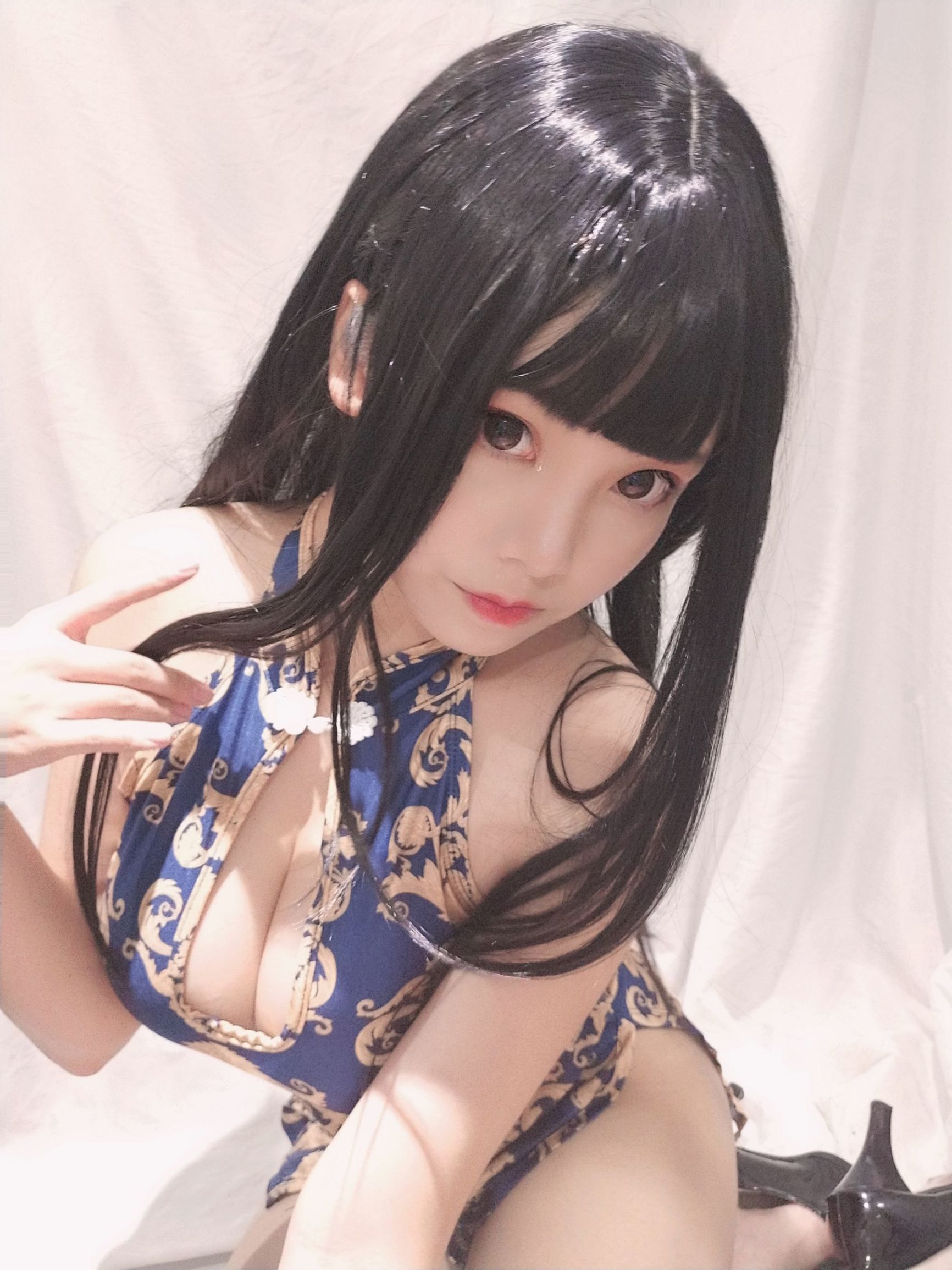 Moe-style Big Sister Honey Cat Qiu Qipao Sister