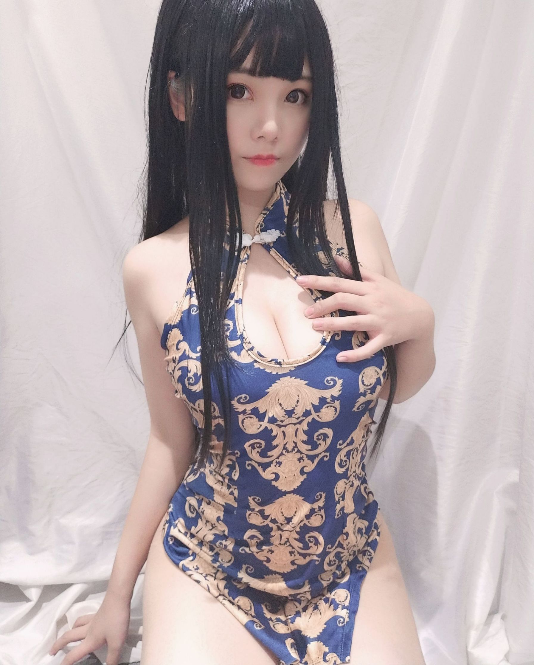 Moe-style Big Sister Honey Cat Qiu Qipao Sister