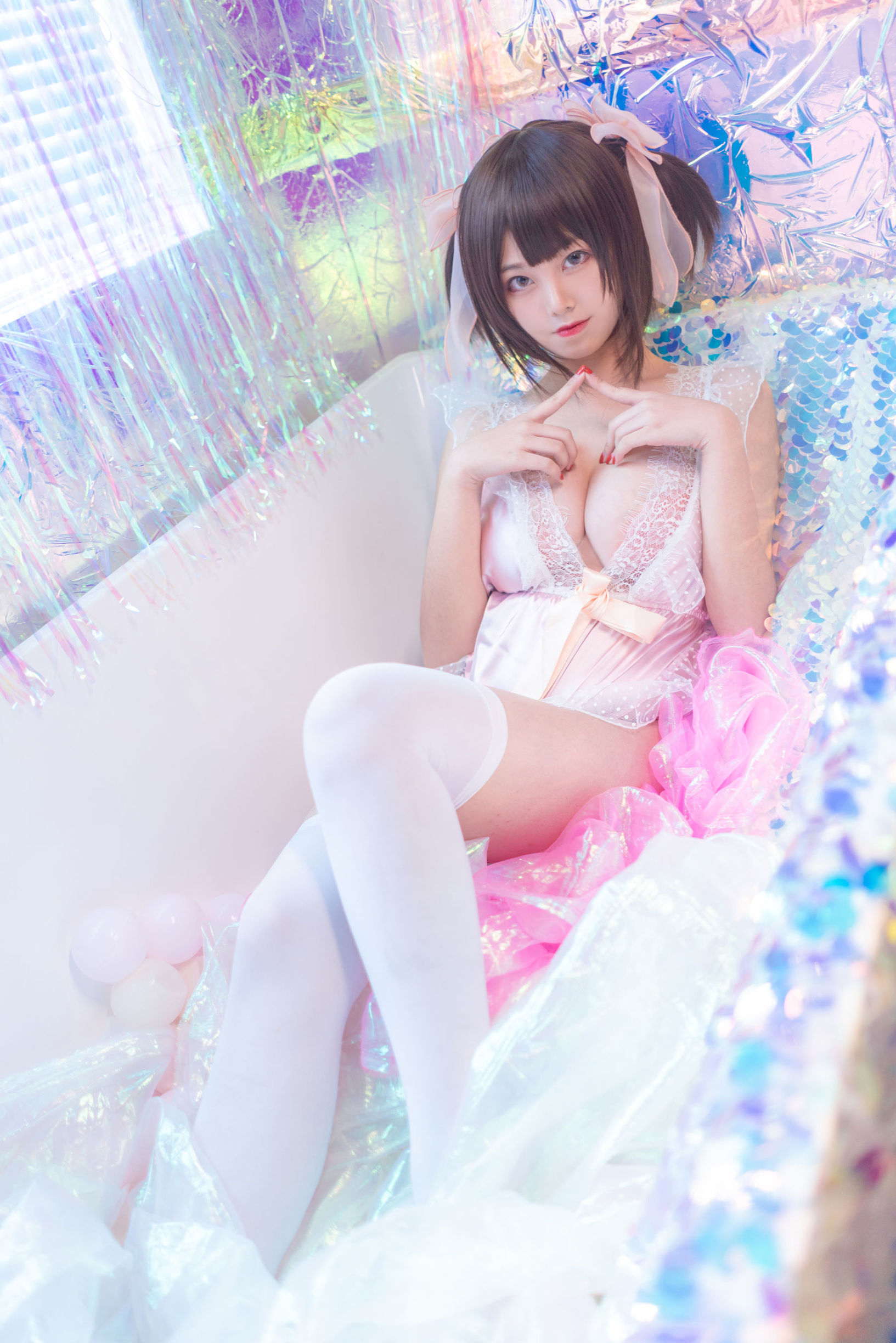 萌え系の小姉さん ハニージュース猫キュー ピンクの私房