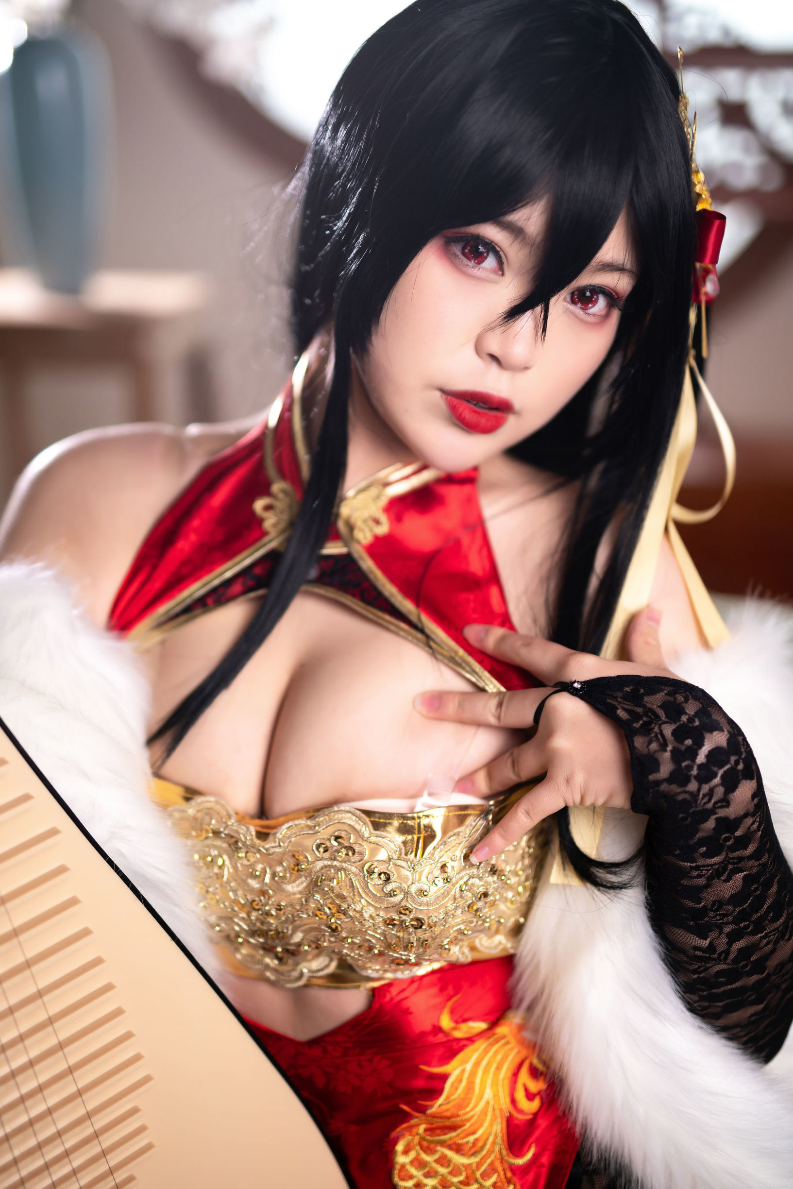 Moe-style big sister - Bai Ye - Great Phoenix Qipao