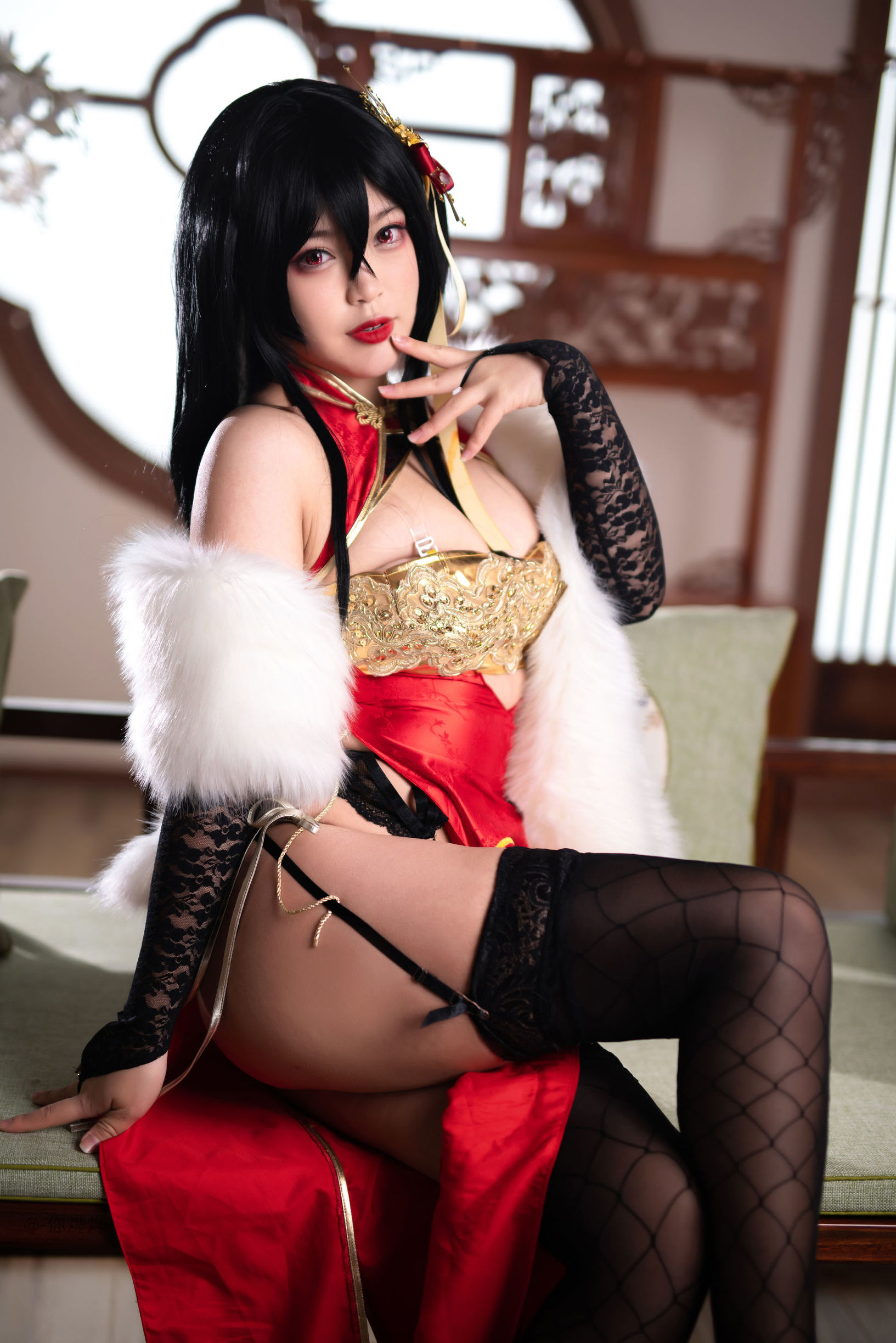 Moe-style big sister - Bai Ye - Great Phoenix Qipao