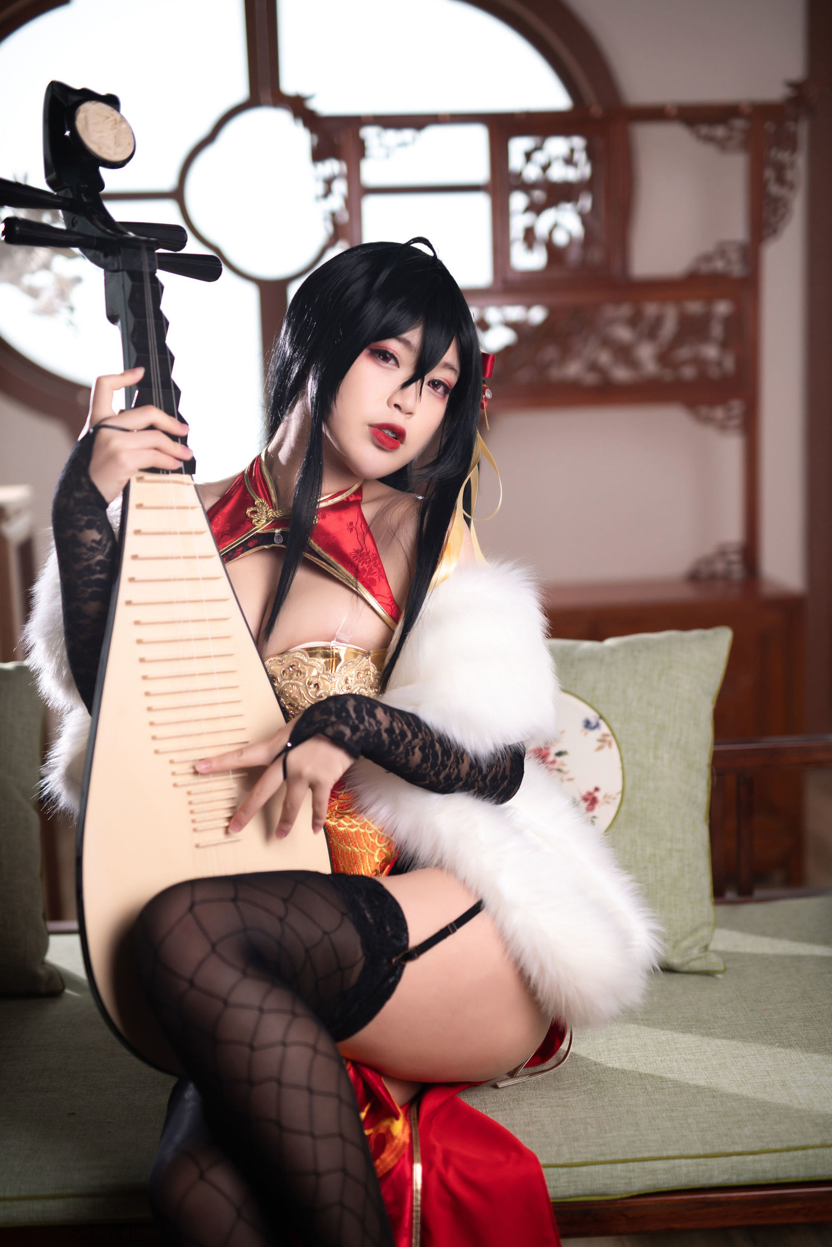 Moe-style big sister - Bai Ye - Great Phoenix Qipao