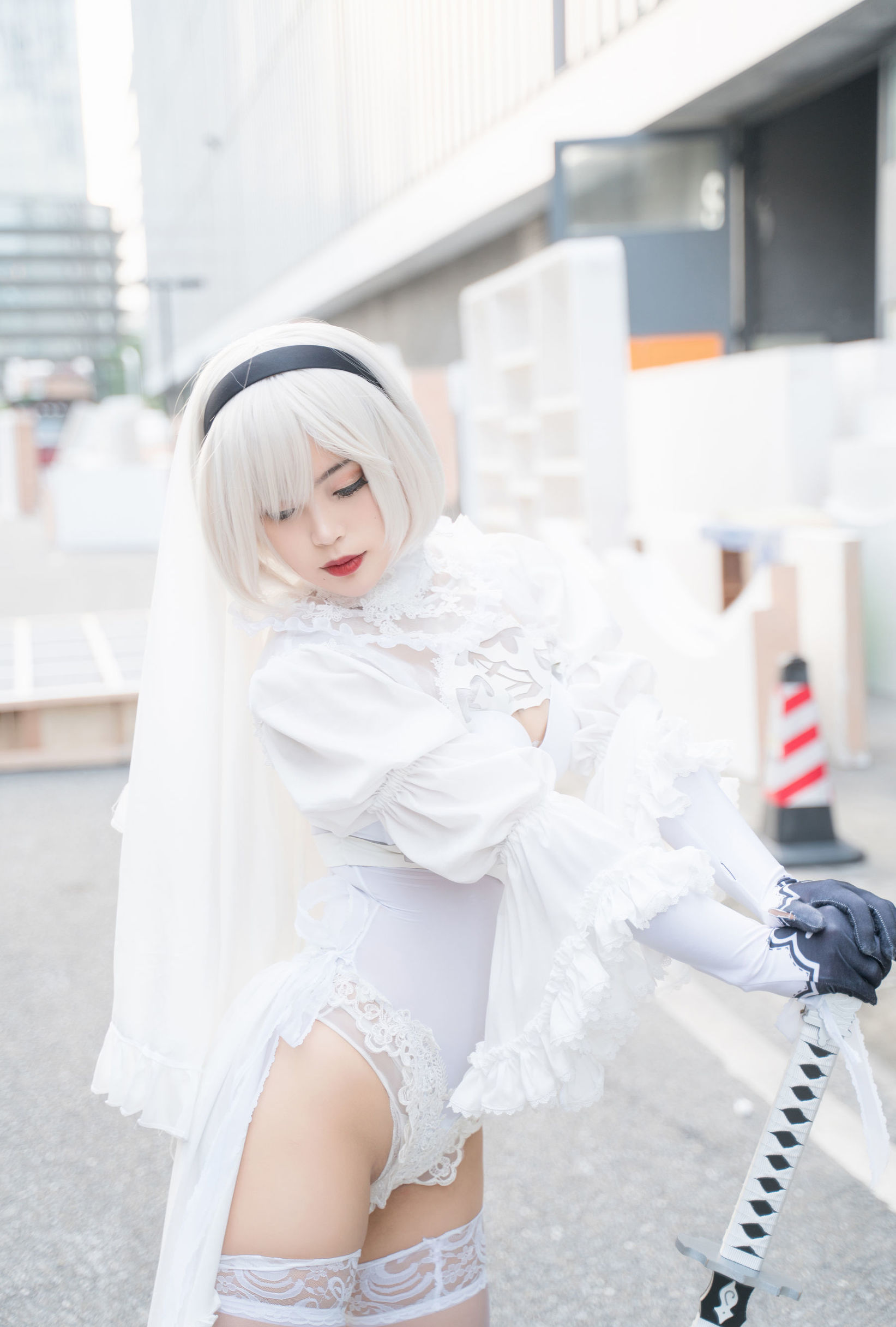 สาวโมเอะ - ไป๋เย่ - 2B ชุดเต็ม