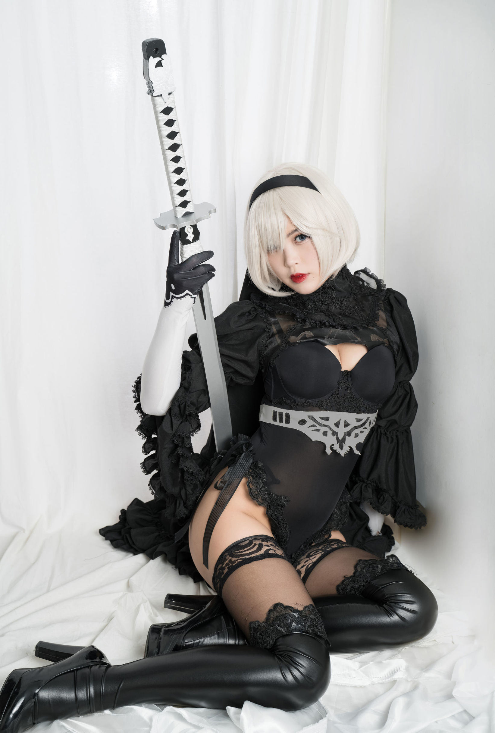 สาวโมเอะ - ไป๋เย่ - 2B ชุดเต็ม