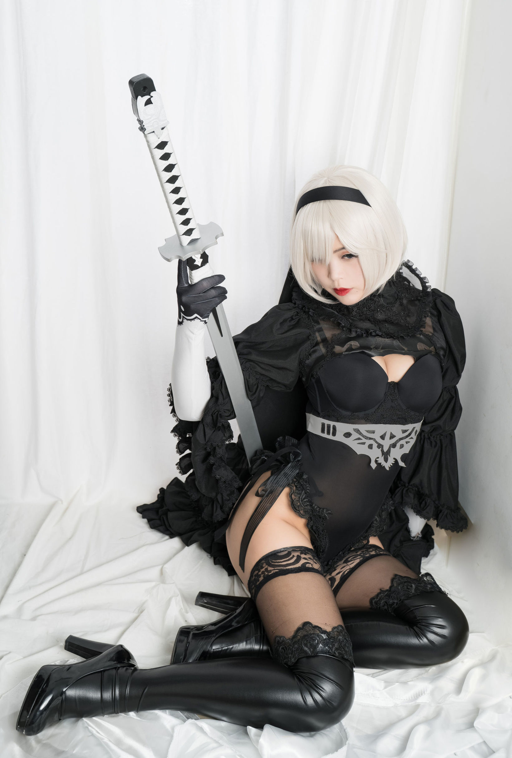 สาวโมเอะ - ไป๋เย่ - 2B ชุดเต็ม