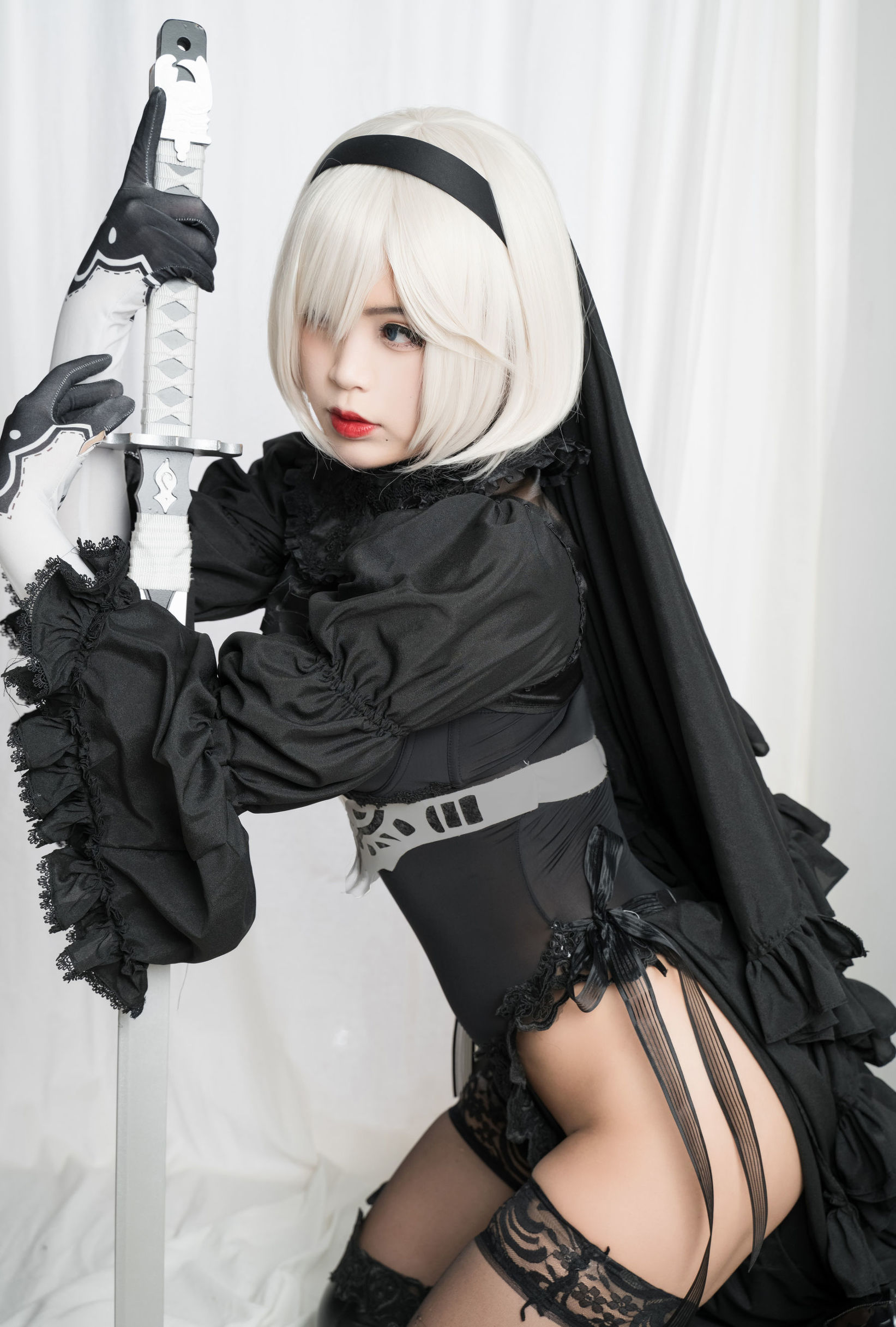 สาวโมเอะ - ไป๋เย่ - 2B ชุดเต็ม