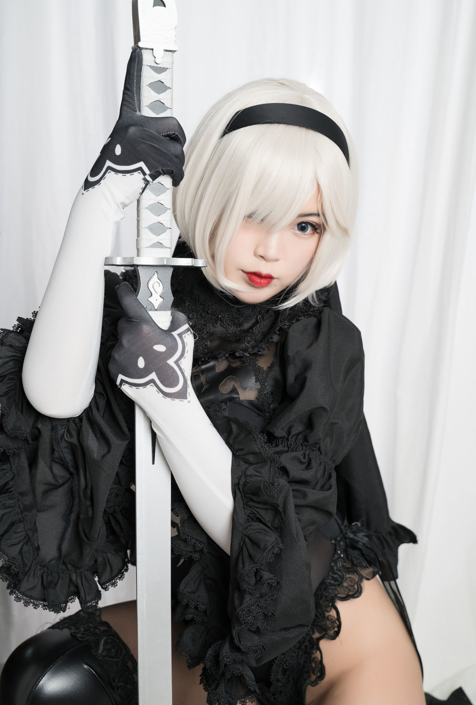 สาวโมเอะ - ไป๋เย่ - 2B ชุดเต็ม