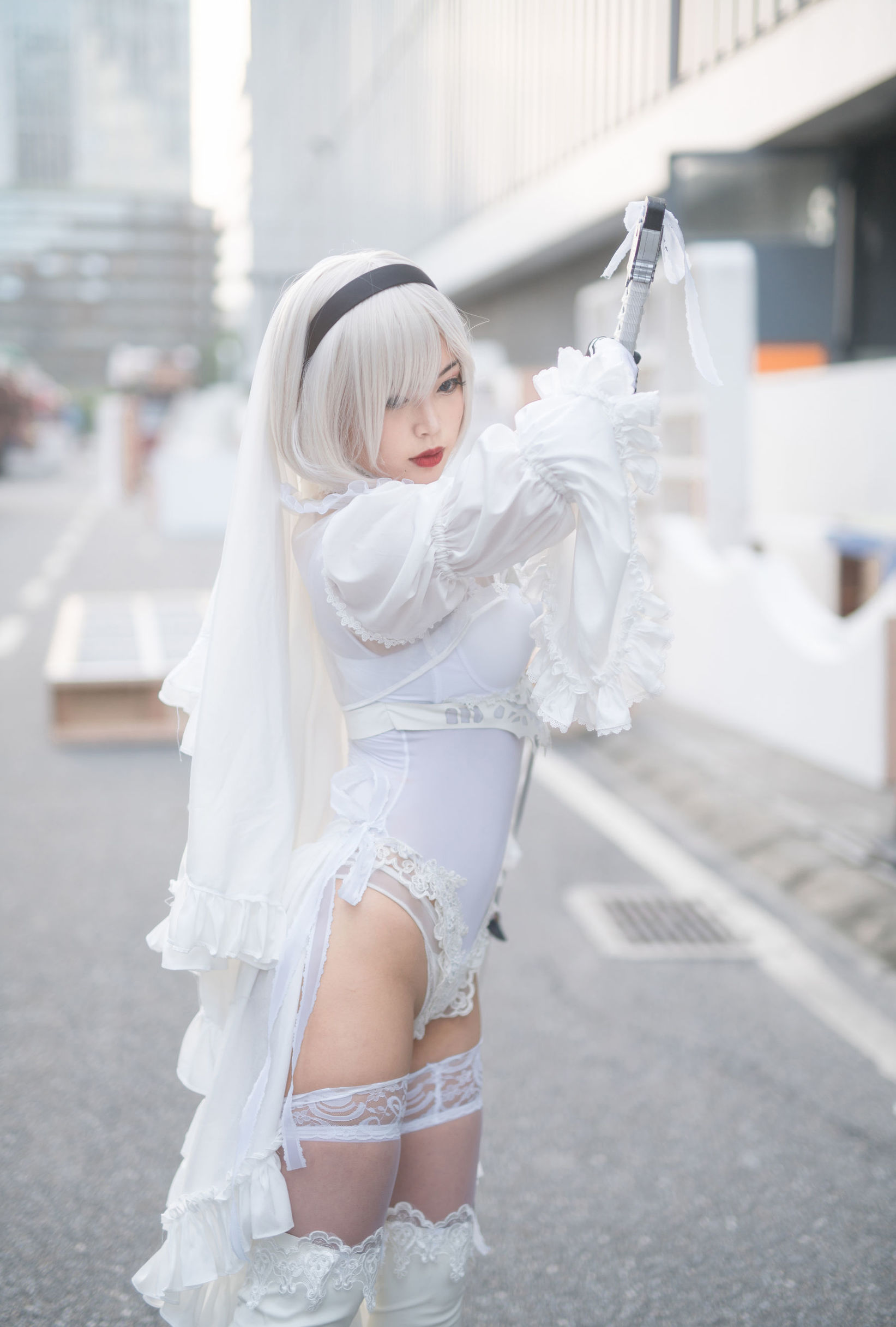 สาวโมเอะ - ไป๋เย่ - 2B ชุดเต็ม