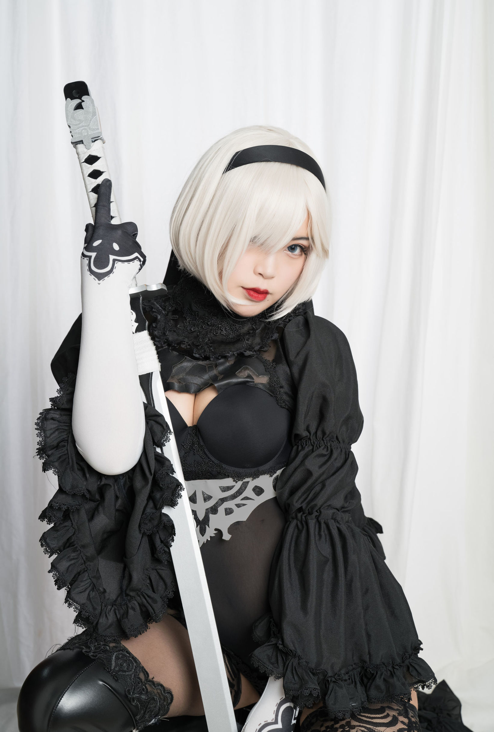 สาวโมเอะ - ไป๋เย่ - 2B ชุดเต็ม