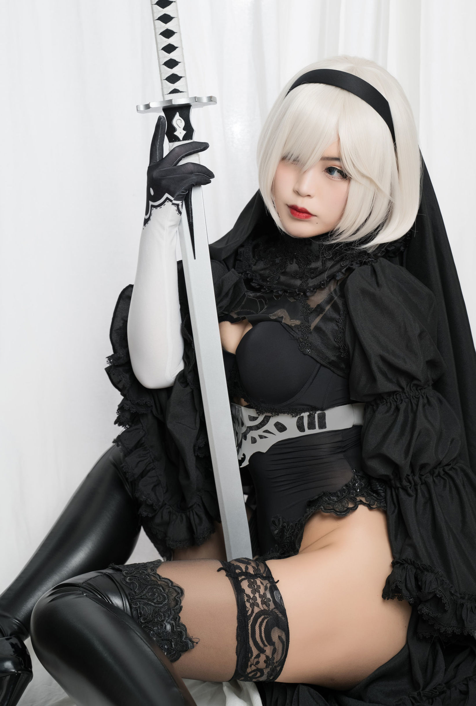 สาวโมเอะ - ไป๋เย่ - 2B ชุดเต็ม