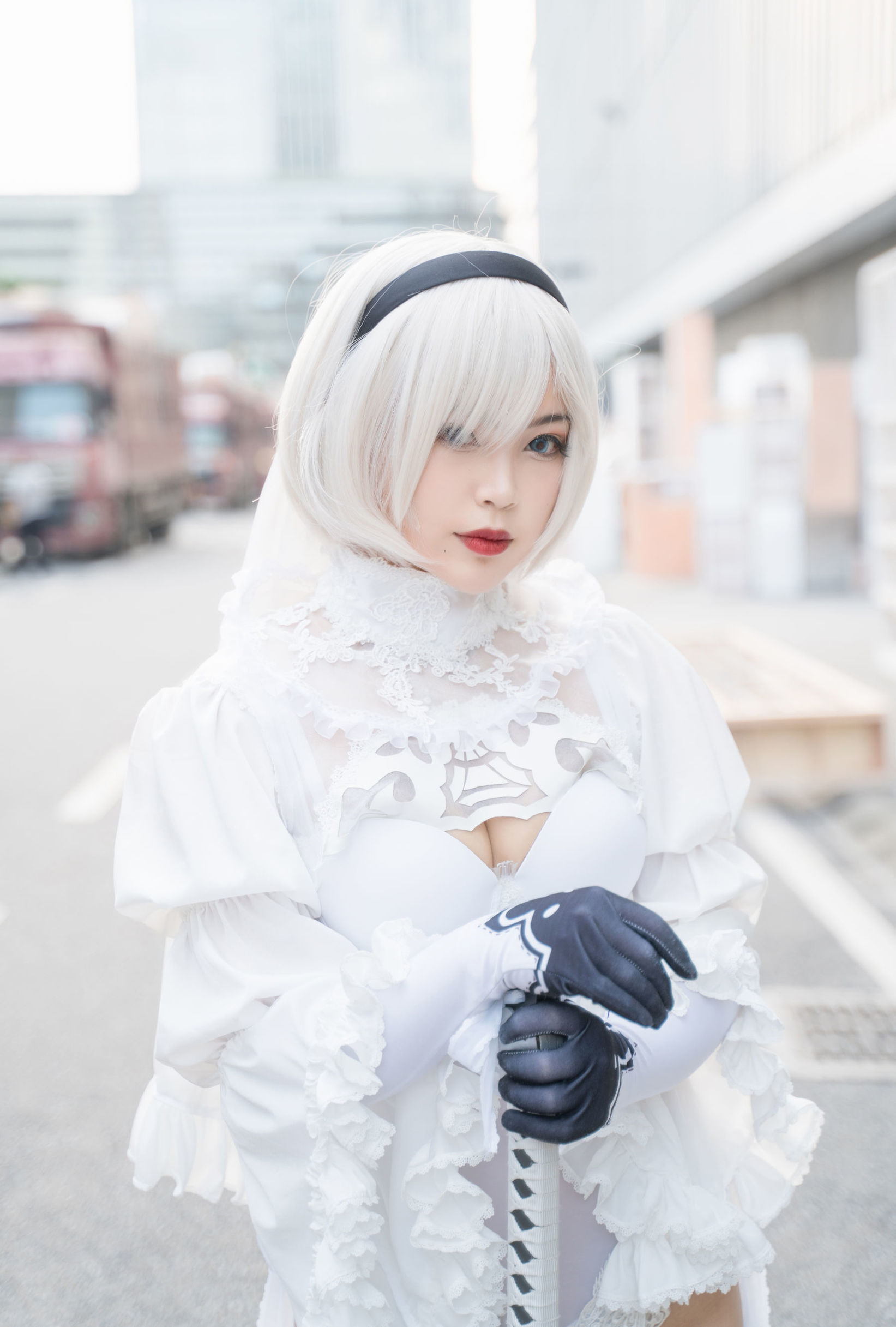 สาวโมเอะ - ไป๋เย่ - 2B ชุดเต็ม