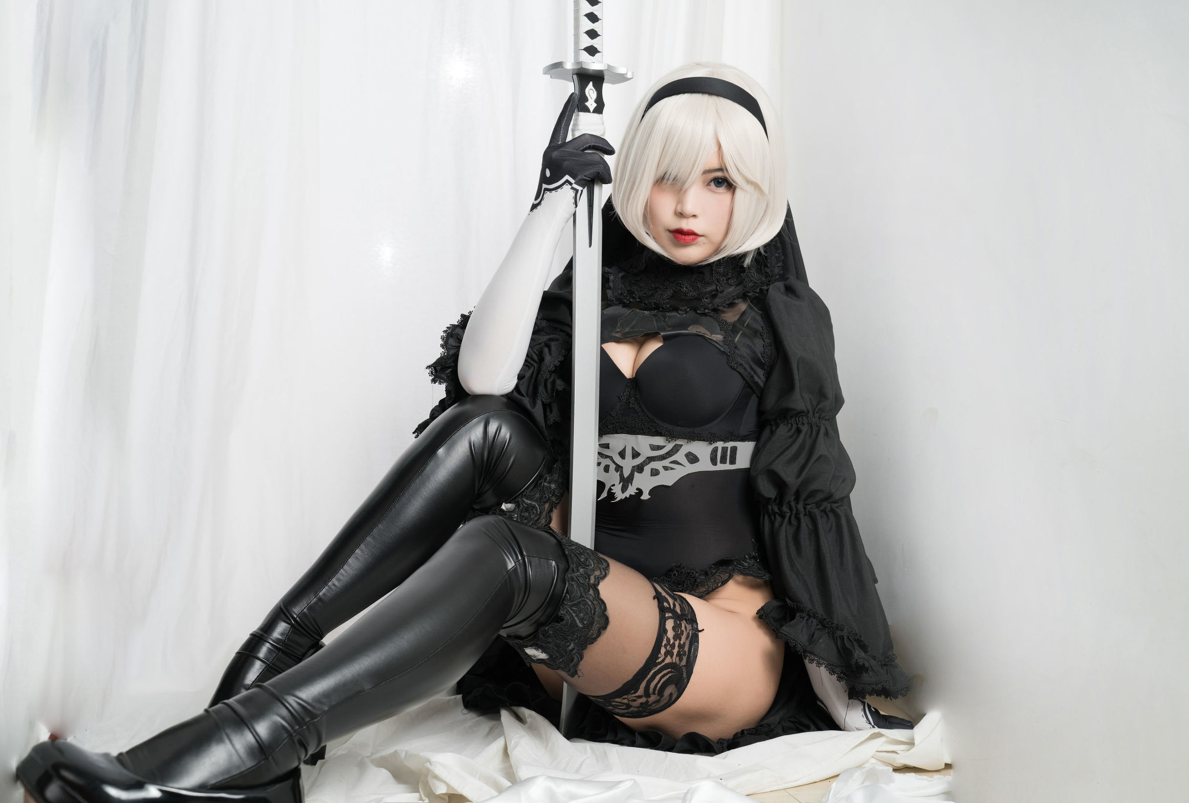 สาวโมเอะ - ไป๋เย่ - 2B ชุดเต็ม