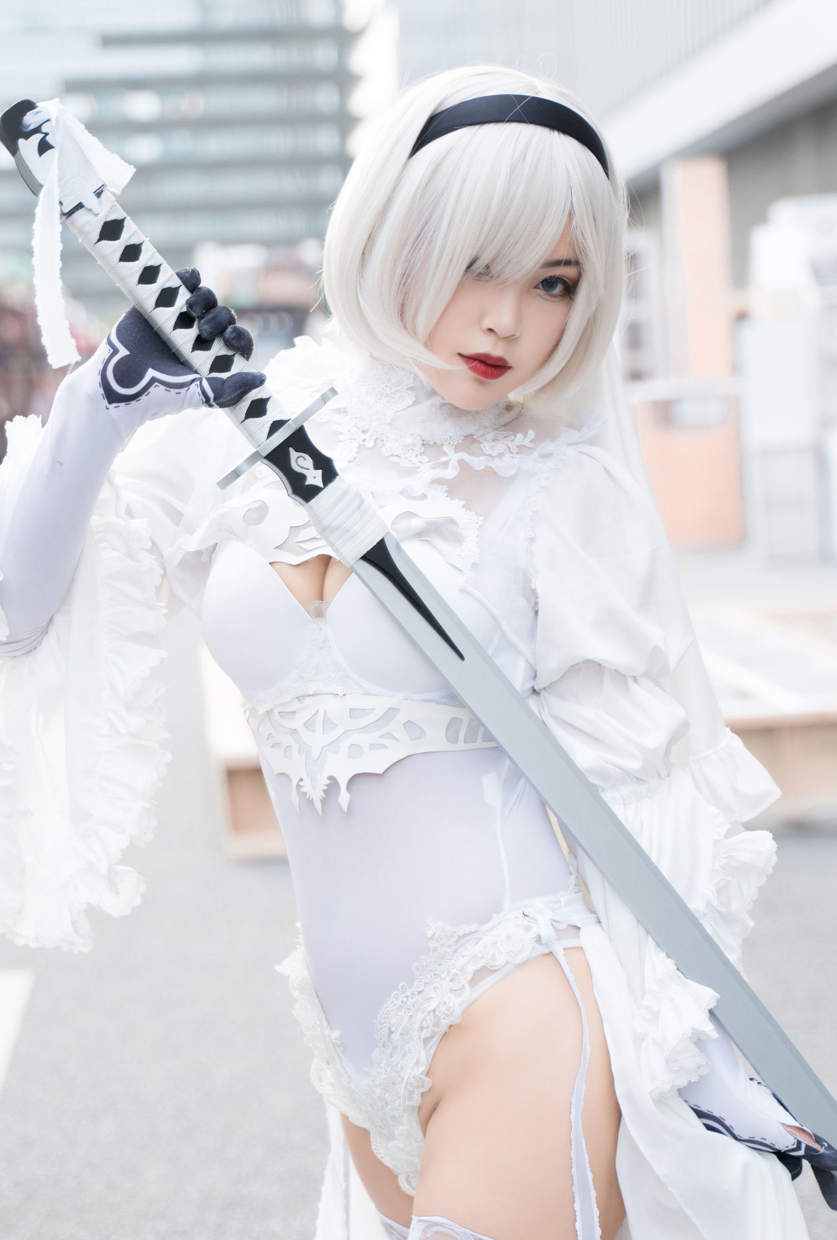 สาวโมเอะ - ไป๋เย่ - 2B ชุดเต็ม