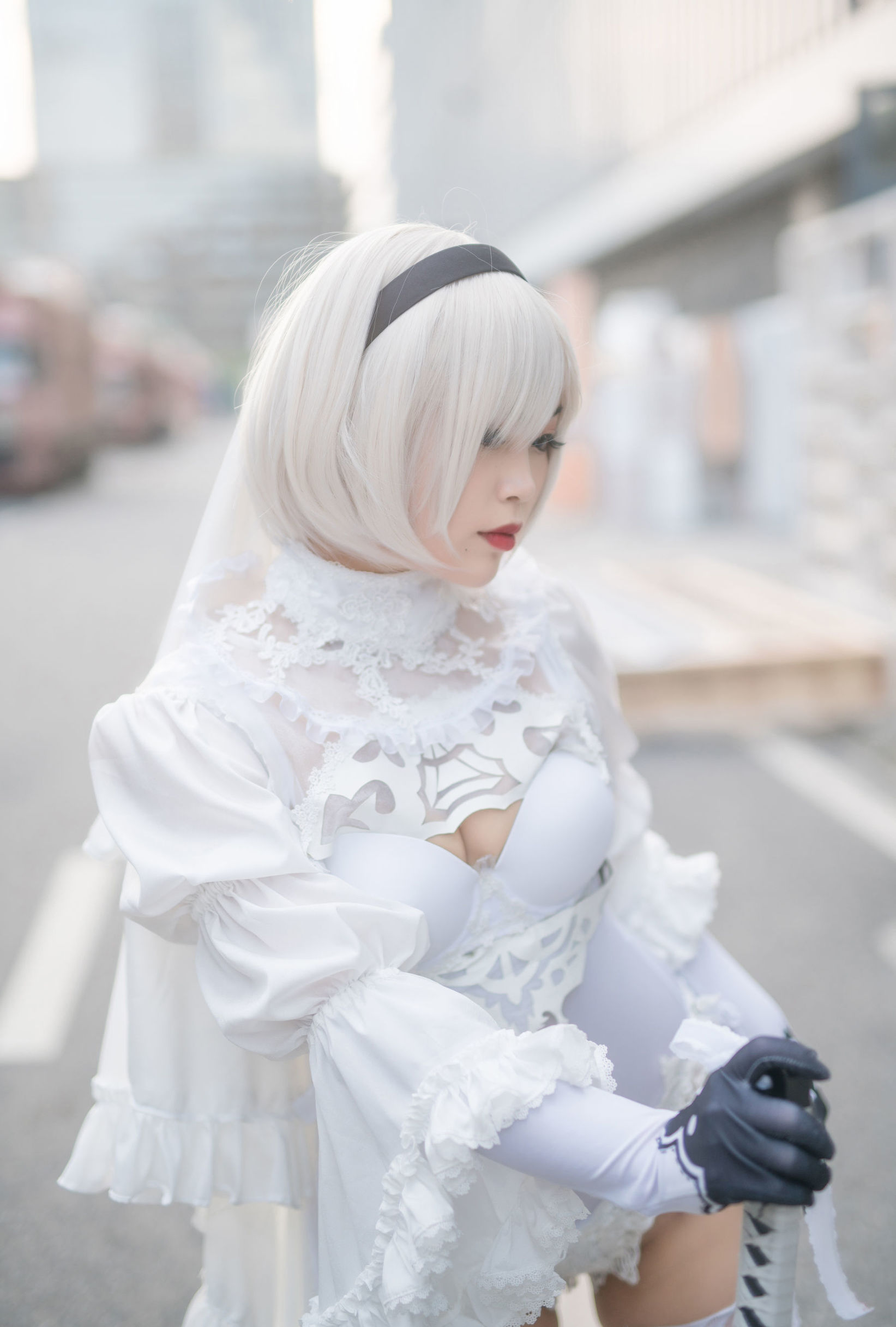 สาวโมเอะ - ไป๋เย่ - 2B ชุดเต็ม