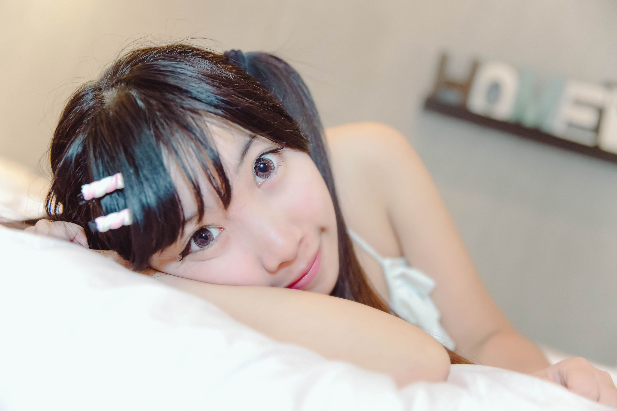  belle  Mật Đỗ Miêu Áo tắm trắng