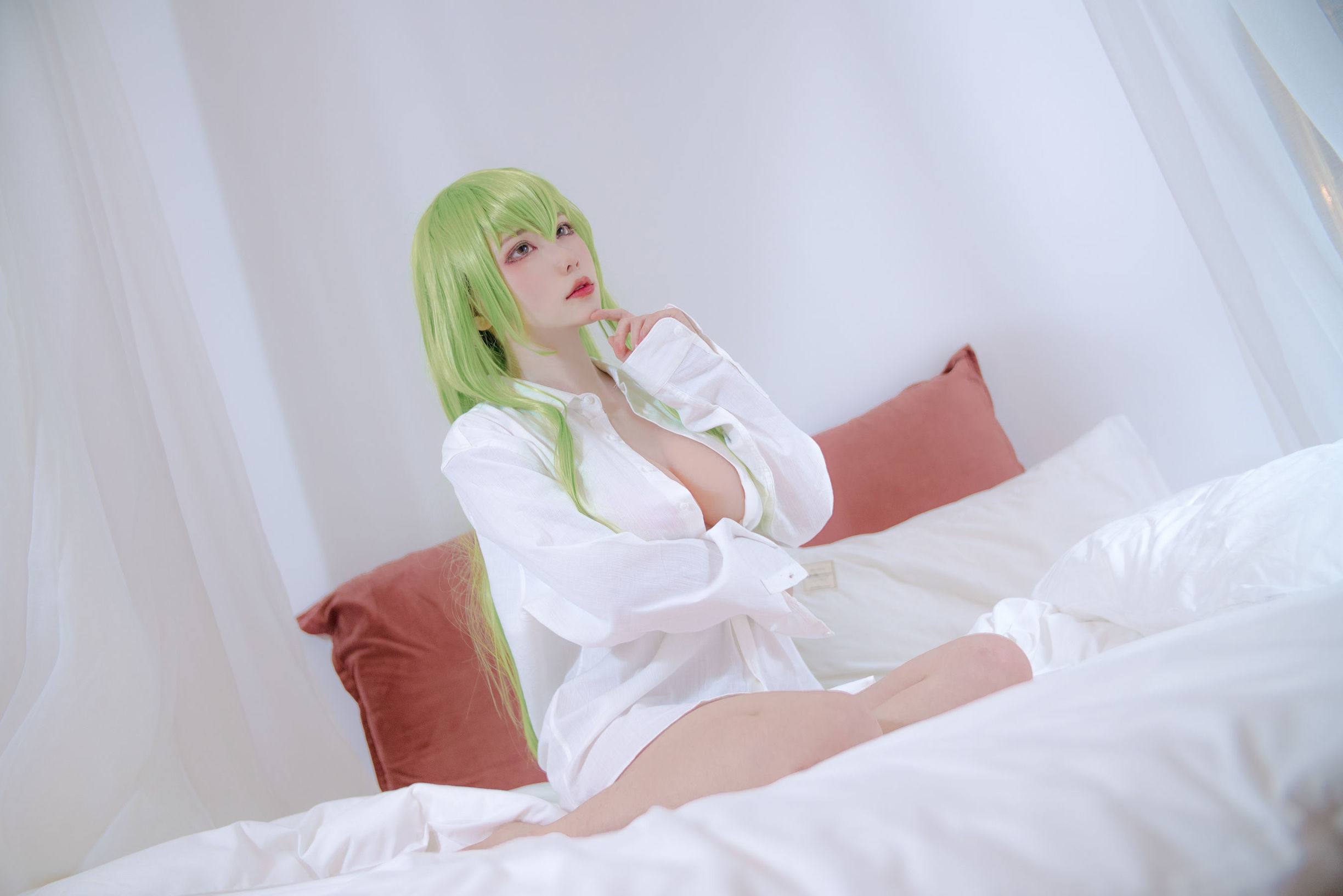 チーズブロックWii写真 白いシャツ