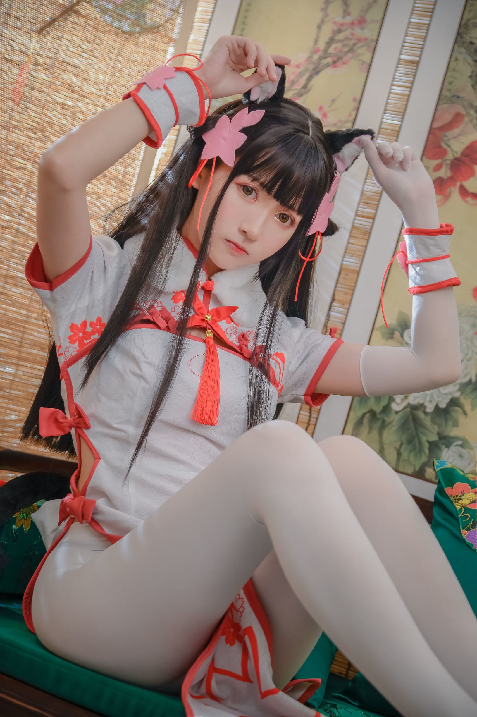 超人氣科瑟鰻魚霏兒 碧藍華裳 夕暮